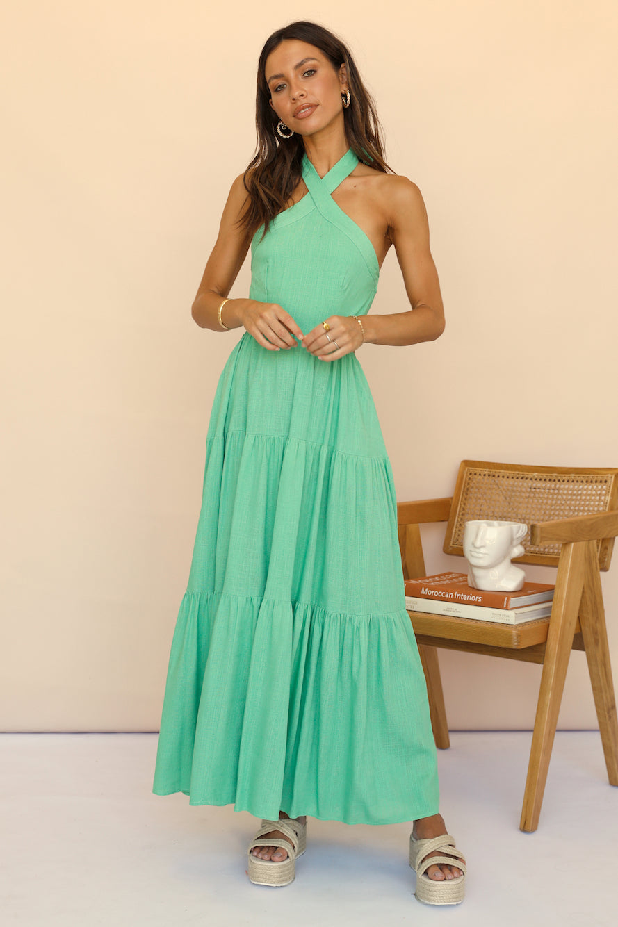 Matira Maxi Dress Green-Seaa Fashion