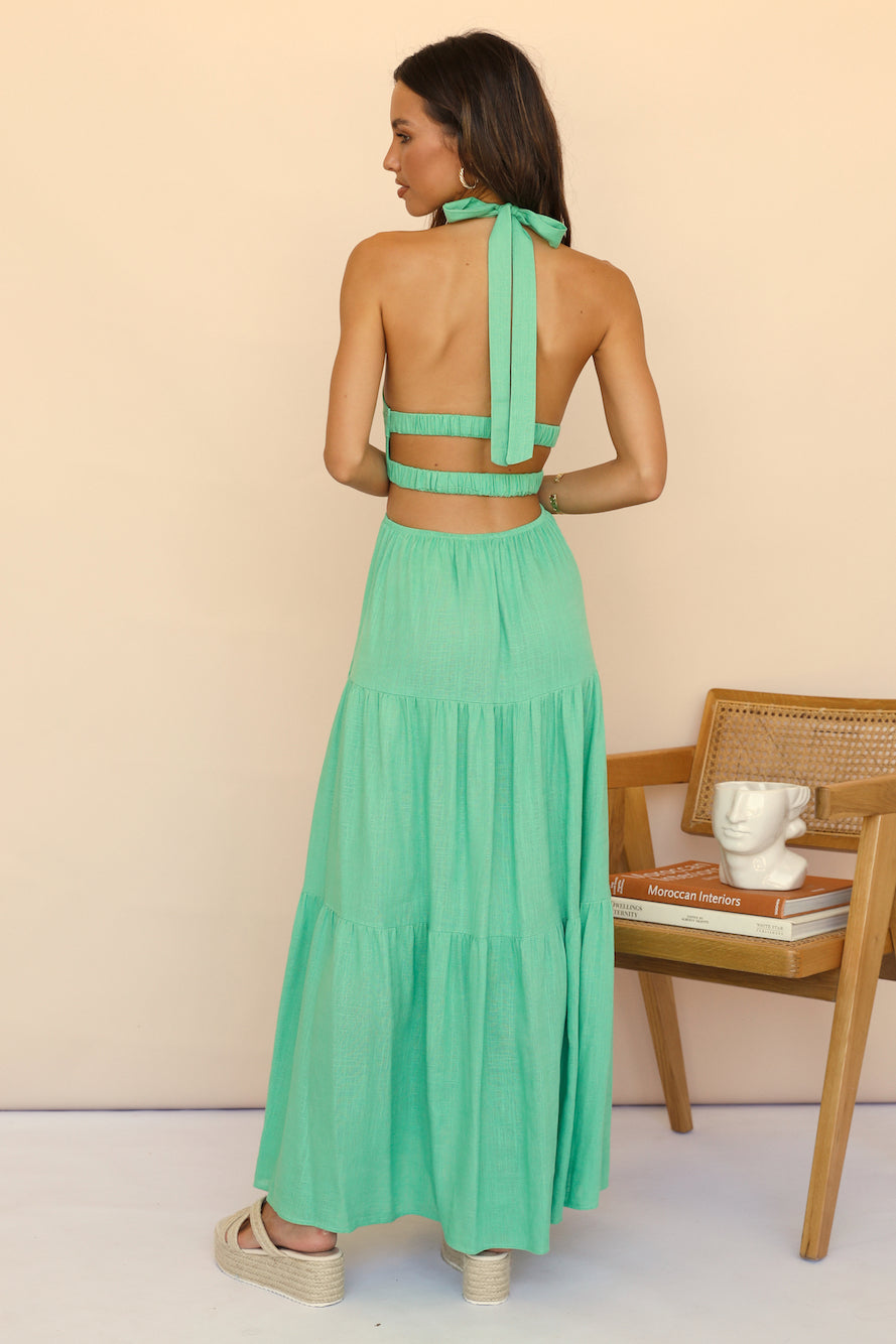 Matira Maxi Dress Green-Seaa Fashion