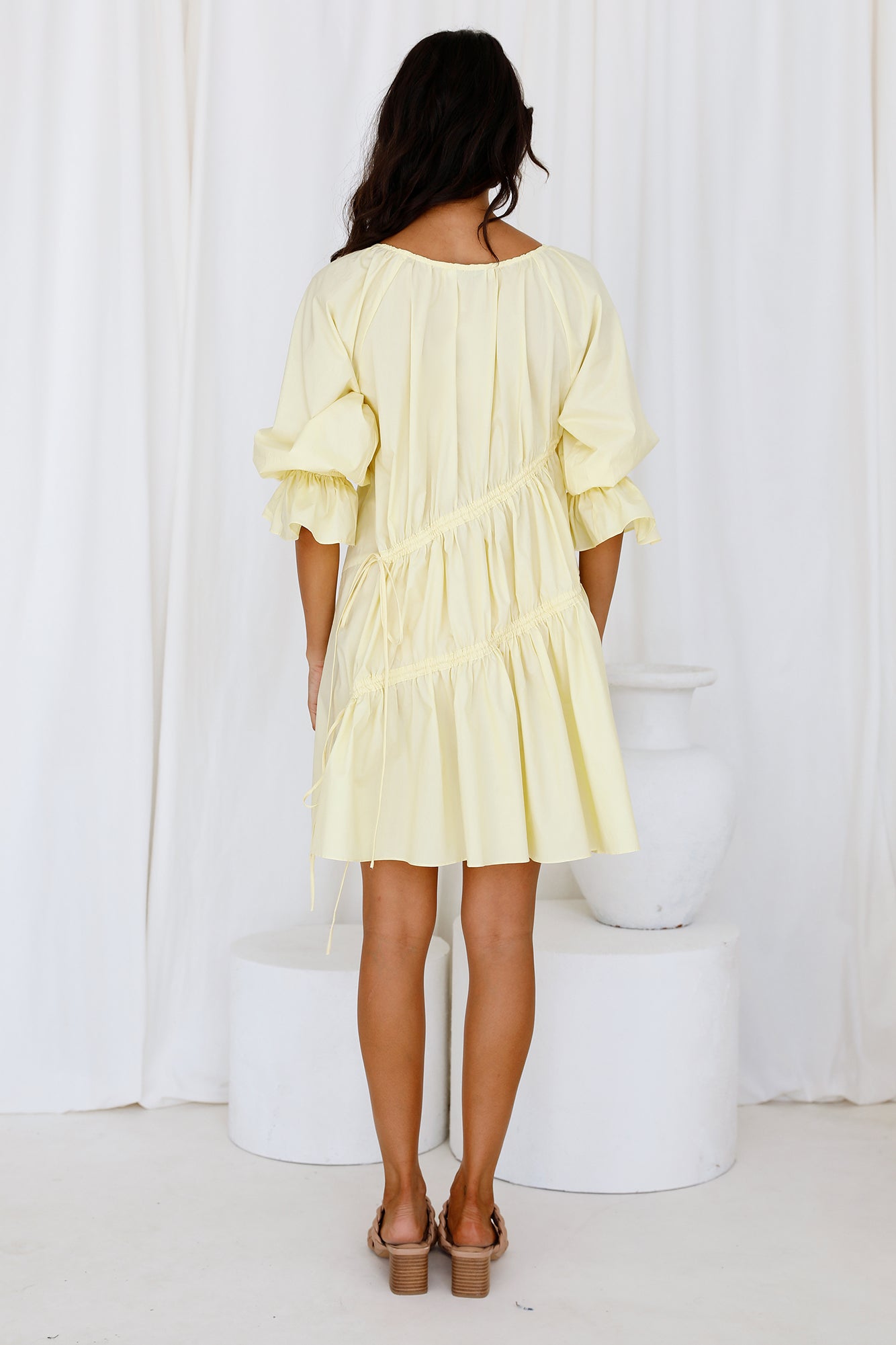 Warming Up Dress Yellow-Seaa Fashion