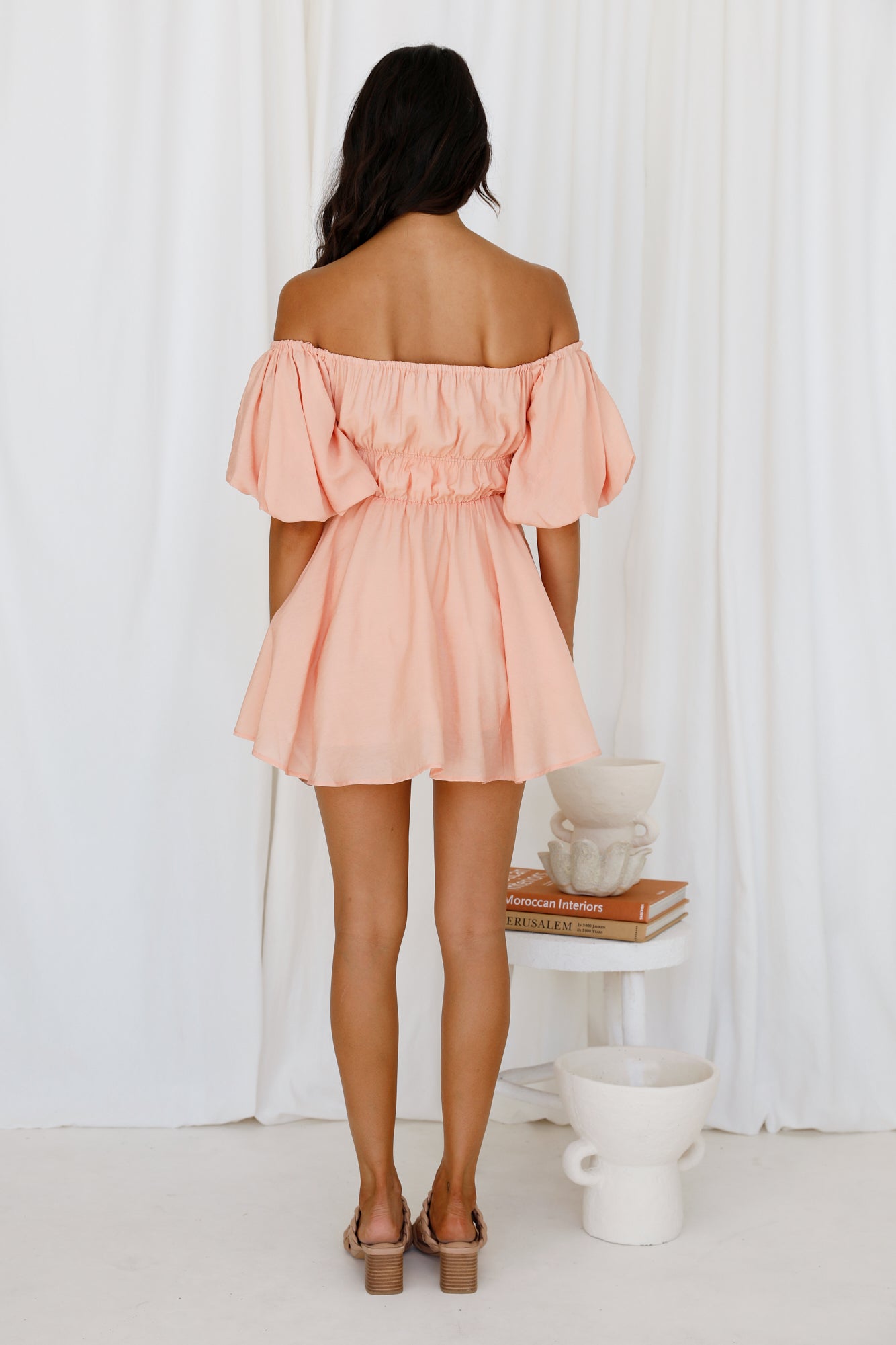 Berry Hearts Dress Orange-Seaa Fashion