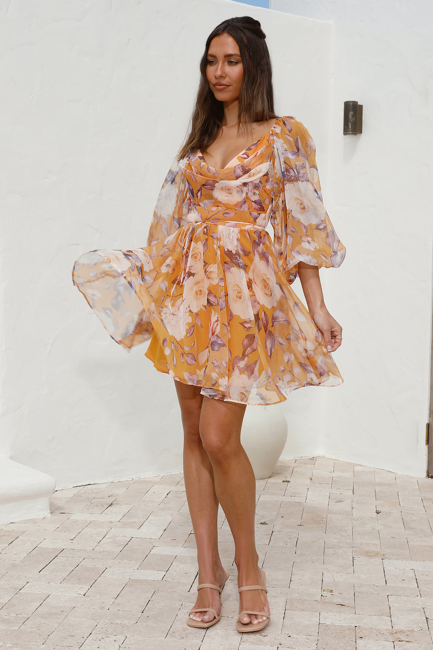 Splendid Skies Dress Yellow-Seaa Fashion