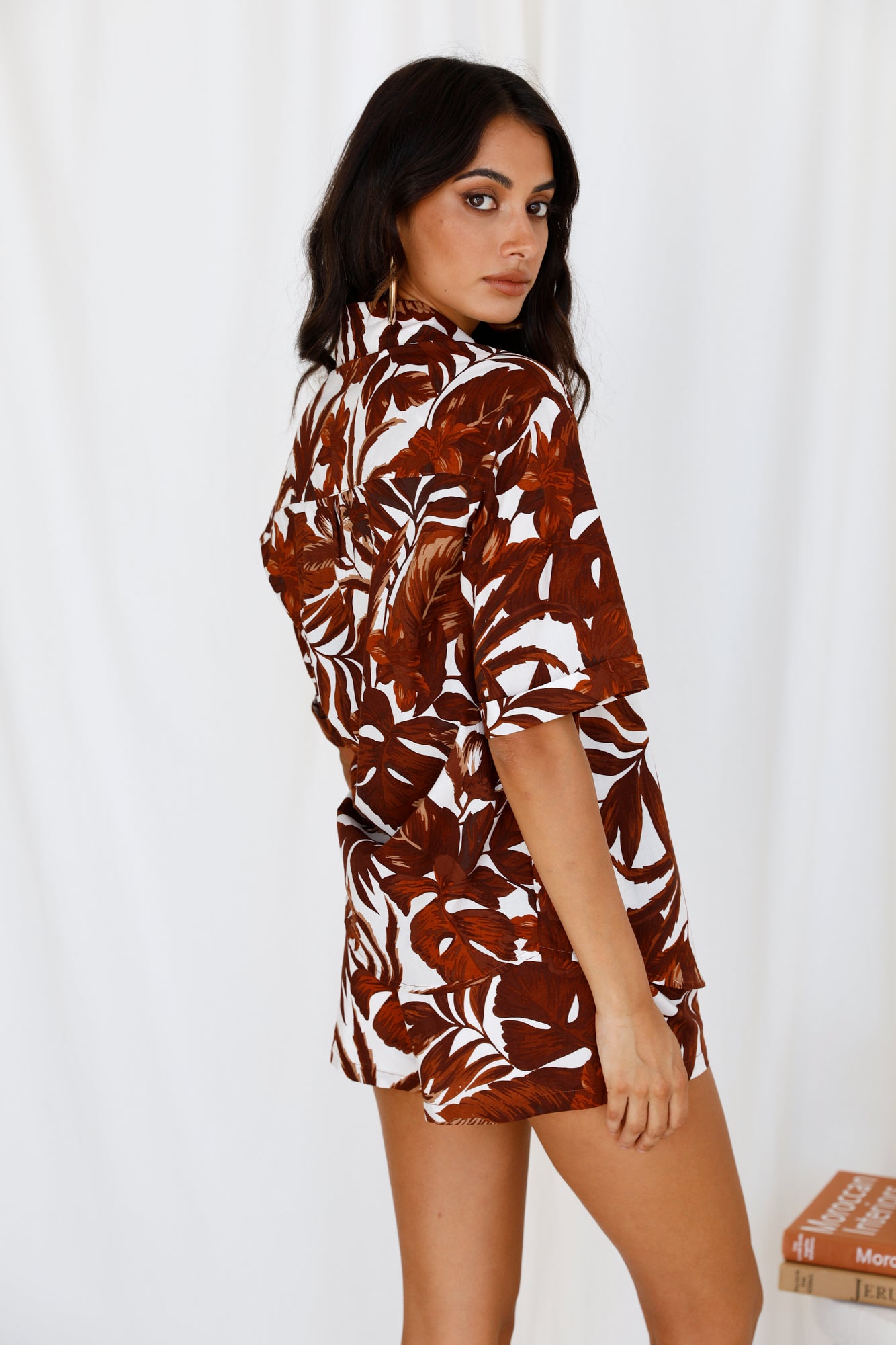 SEVEN WONDERS Lorelei Shirt Chocolate-Seaa Fashion