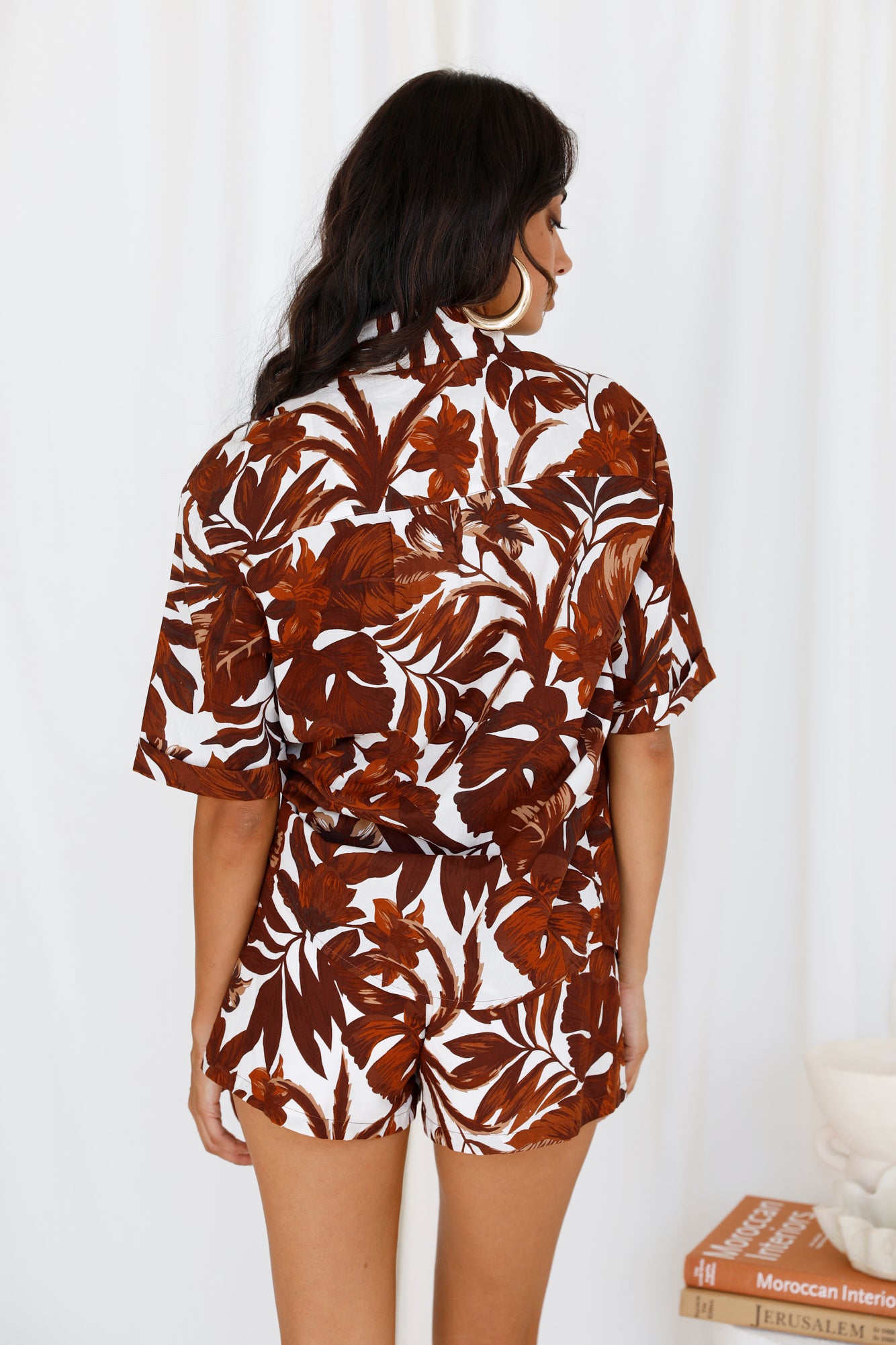 SEVEN WONDERS Lorelei Shirt Chocolate-Seaa Fashion