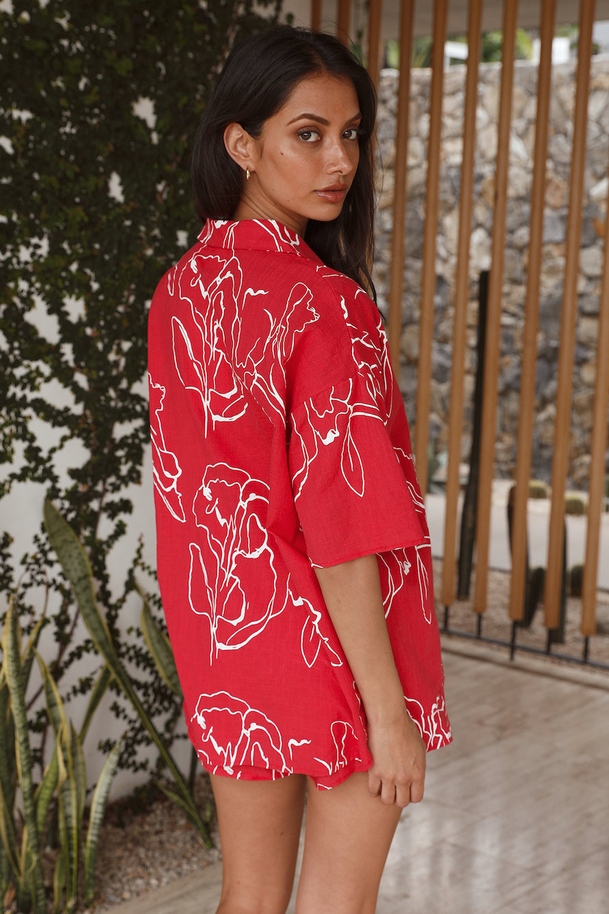 Holiday Mood Set Red-Seaa Fashion