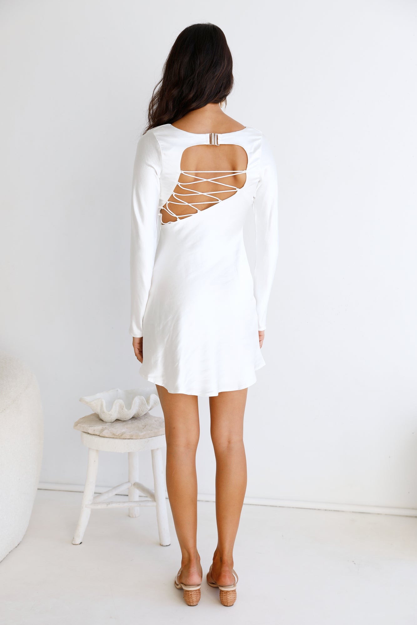 Loren Dress White-Seaa Fashion