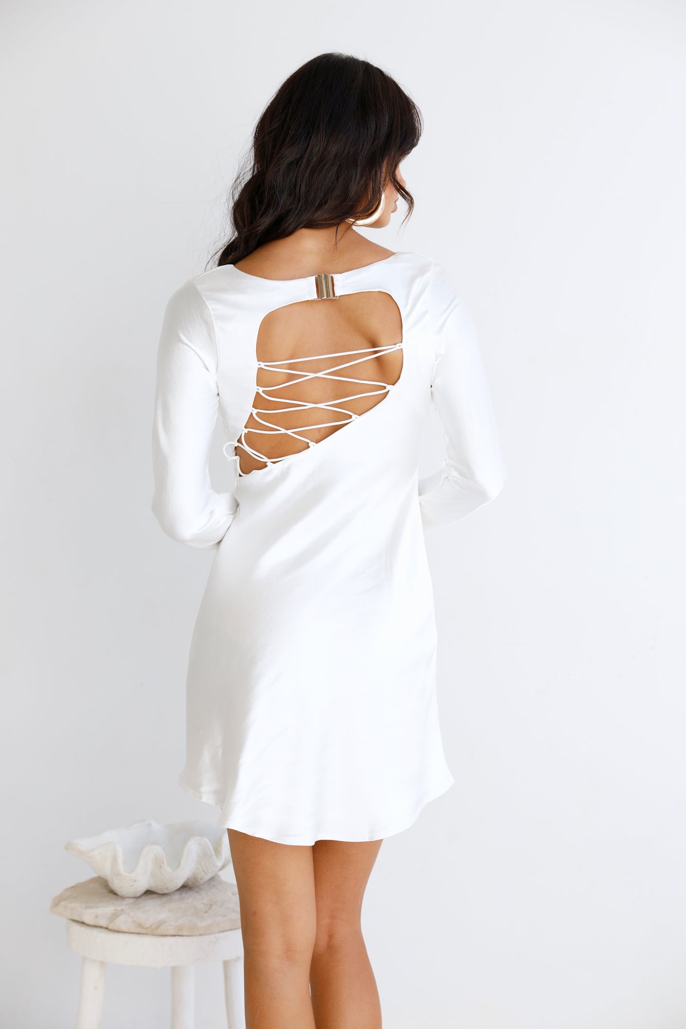 Loren Dress White-Seaa Fashion