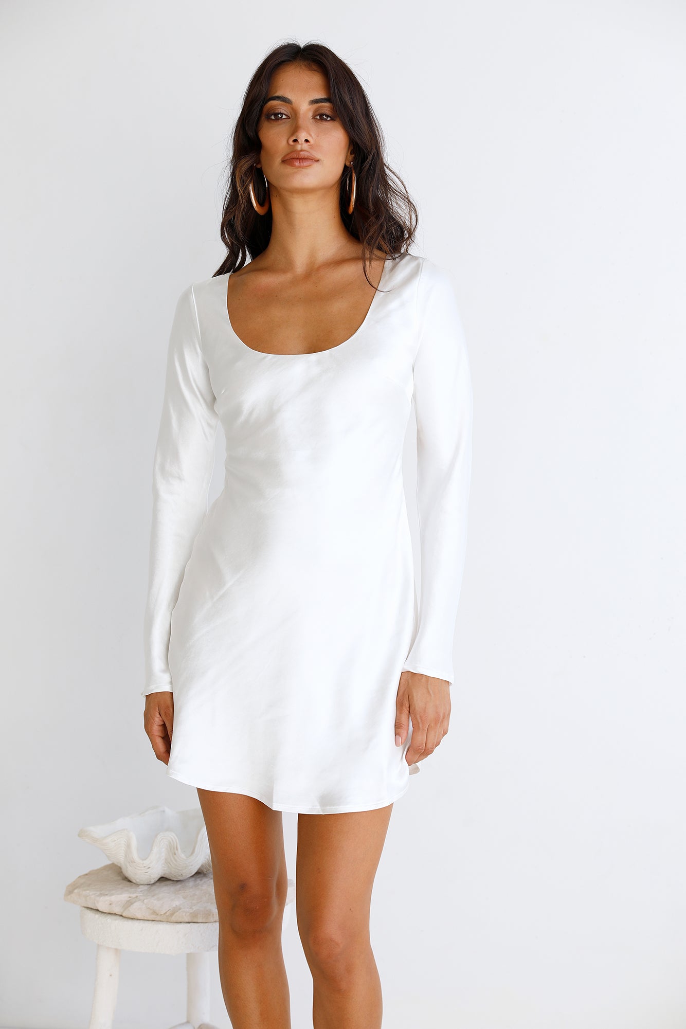 Loren Dress White-Seaa Fashion