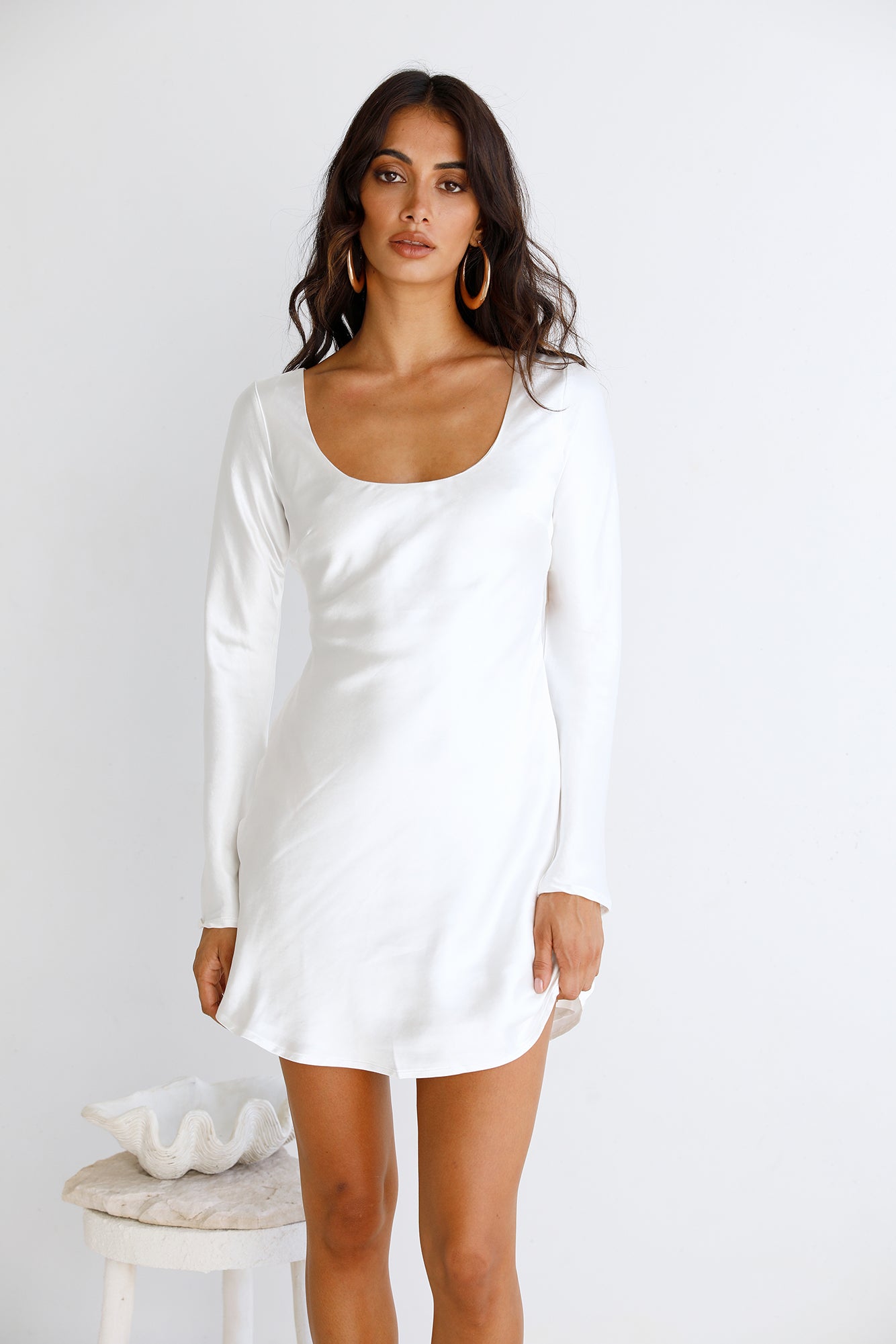 Loren Dress White-Seaa Fashion