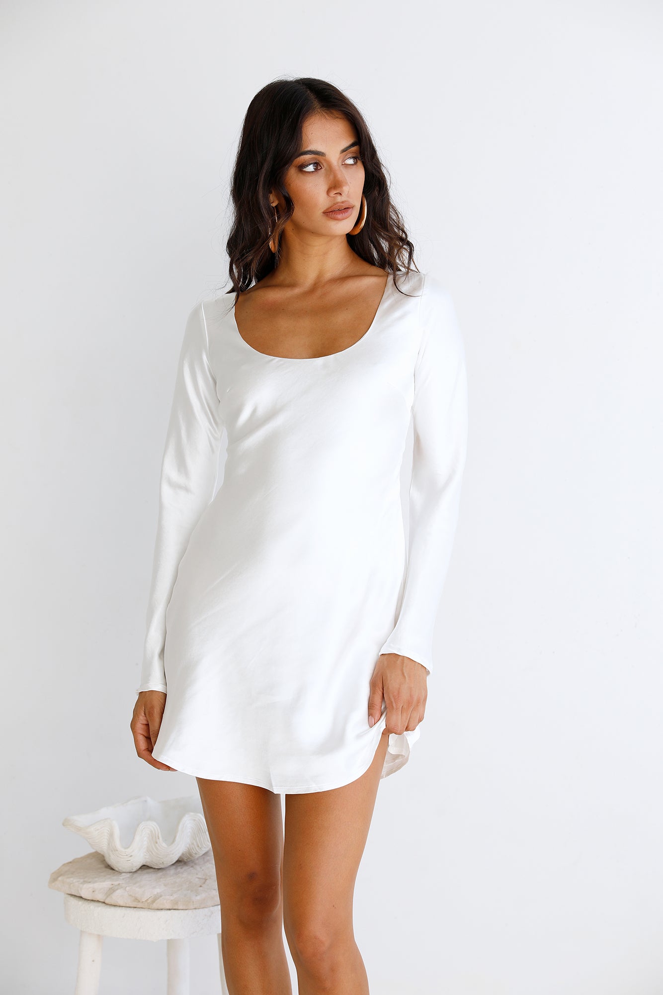 Loren Dress White-Seaa Fashion