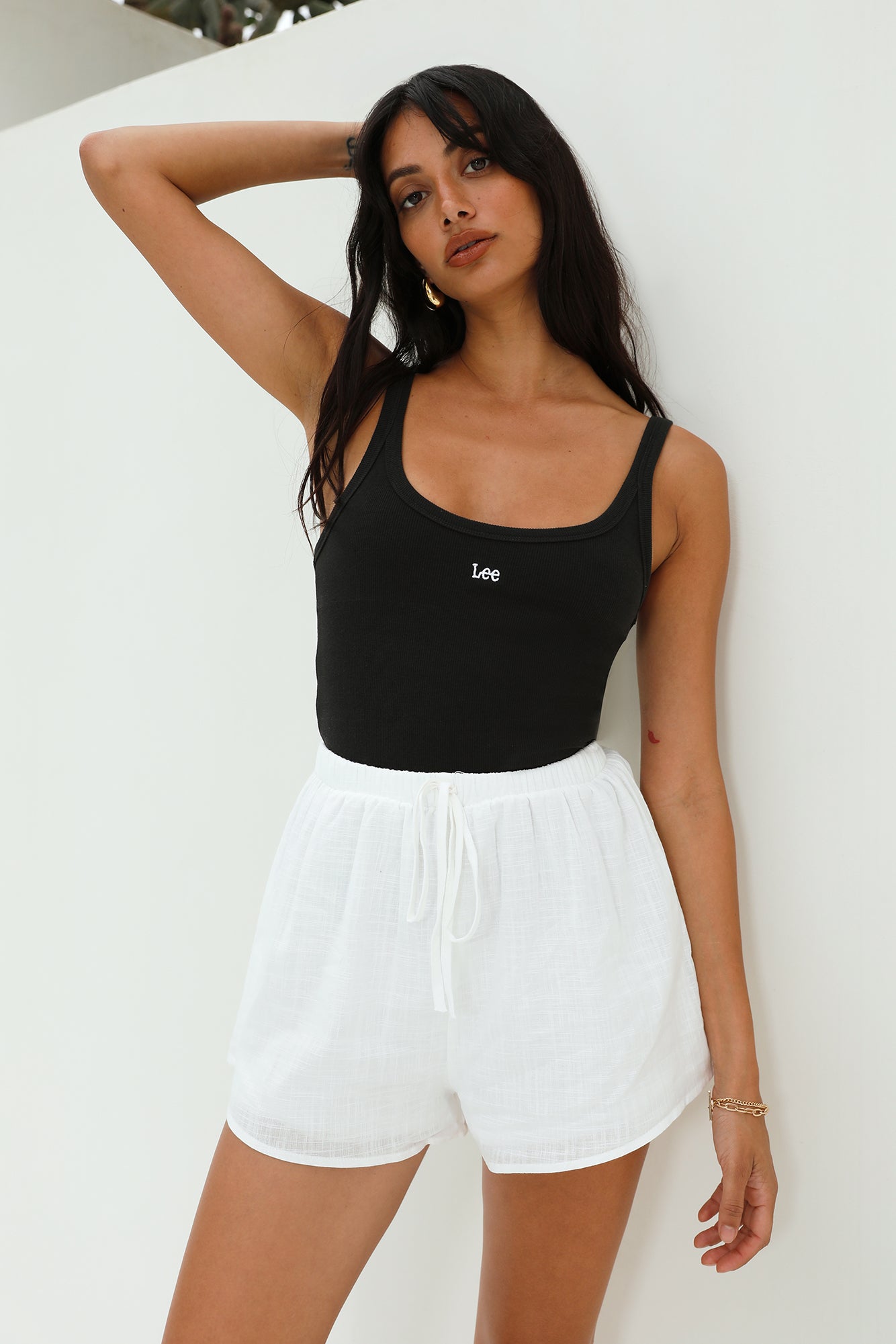 LEE Essential Cami Twitch Black-Seaa Fashion