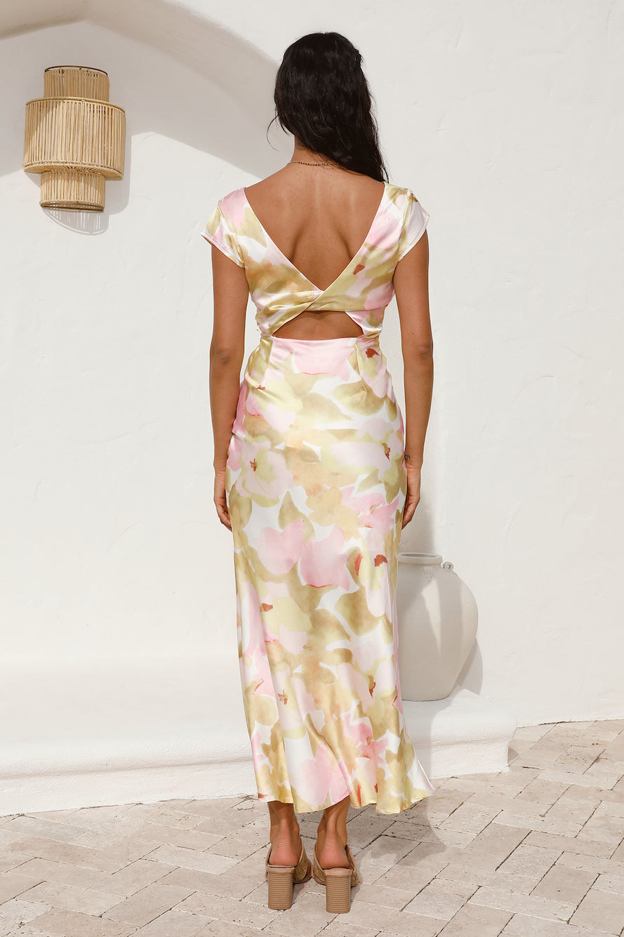 Be Back Soon Maxi Dress Pink-Seaa Fashion