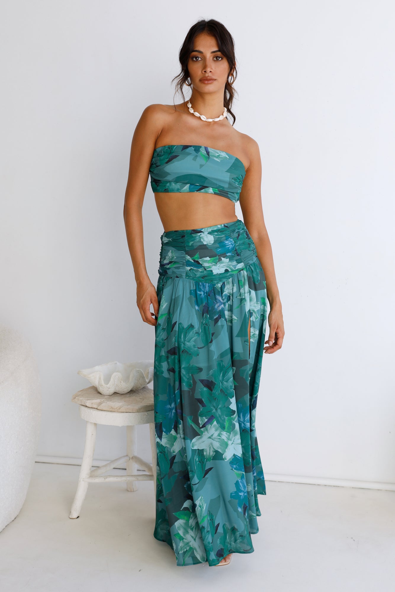 Gift Of Nature Crop Top Green-Seaa Fashion