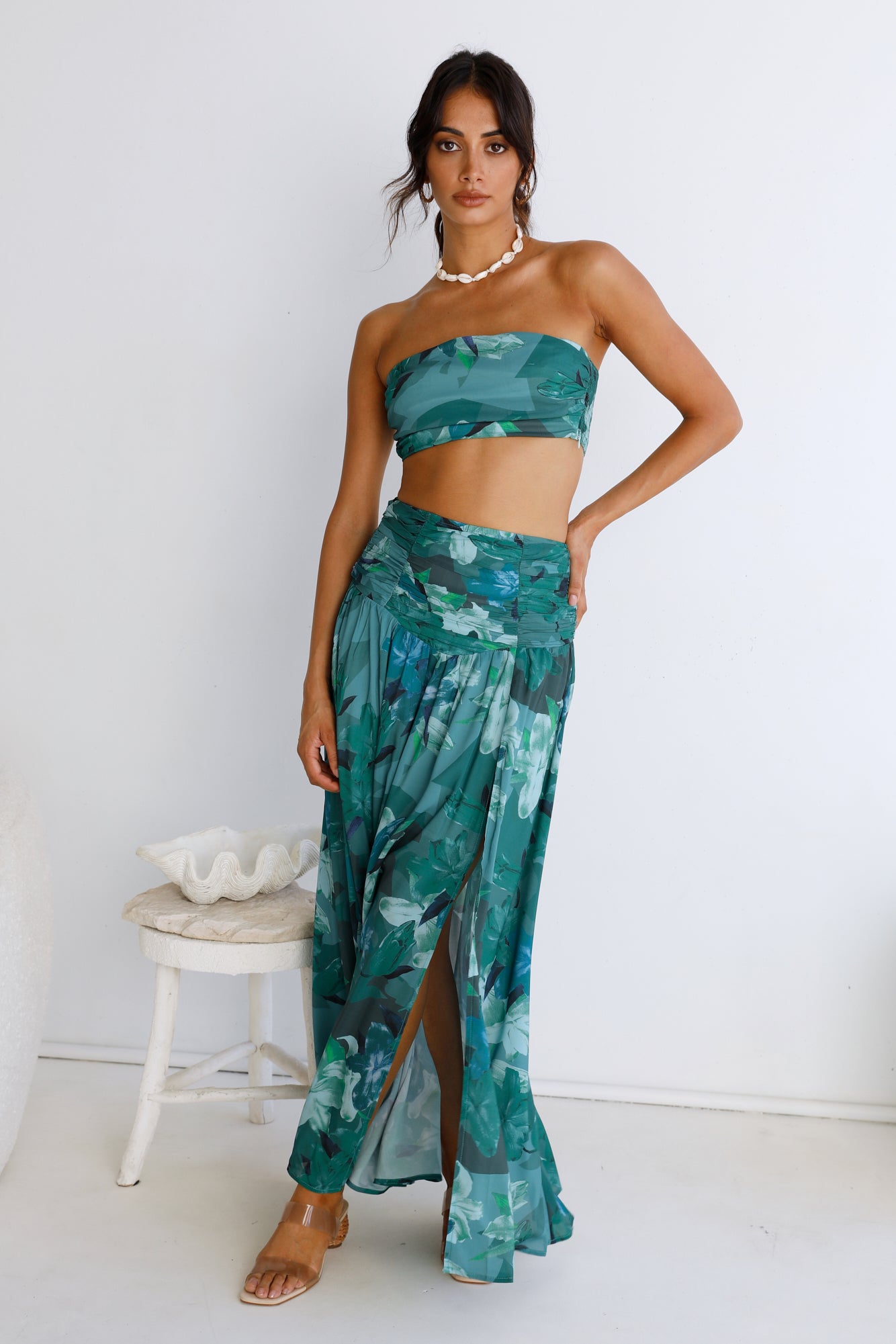 Gift Of Nature Crop Top Green-Seaa Fashion