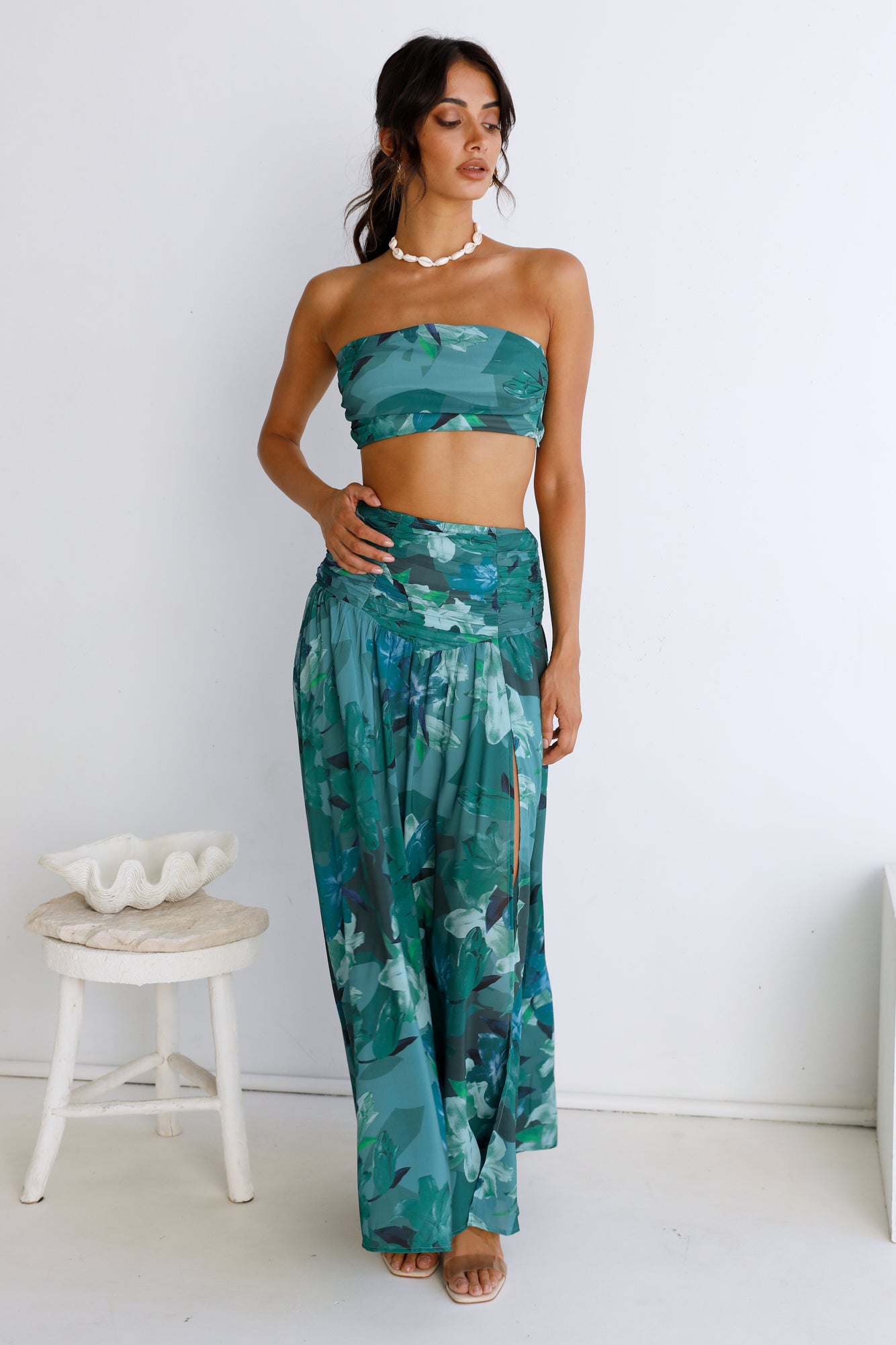 Gift Of Nature Crop Top Green-Seaa Fashion