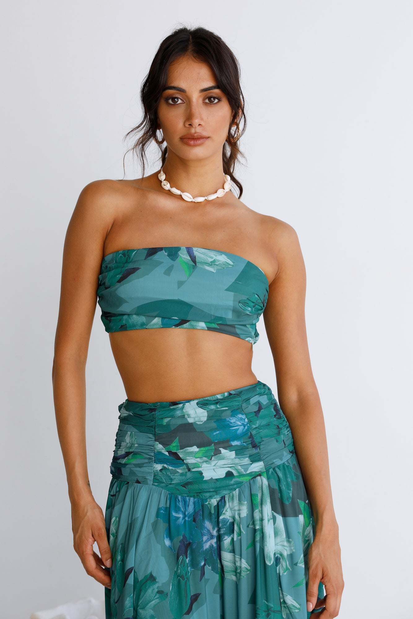 Gift Of Nature Crop Top Green-Seaa Fashion