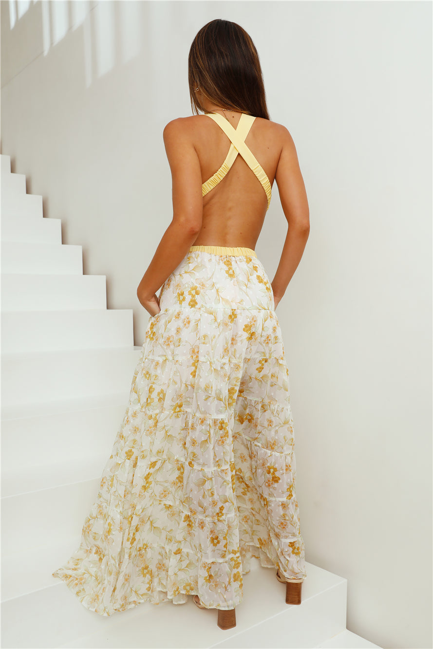 HELLO MOLLY Fashion Forward Maxi Dress Yellow-Seaa Fashion