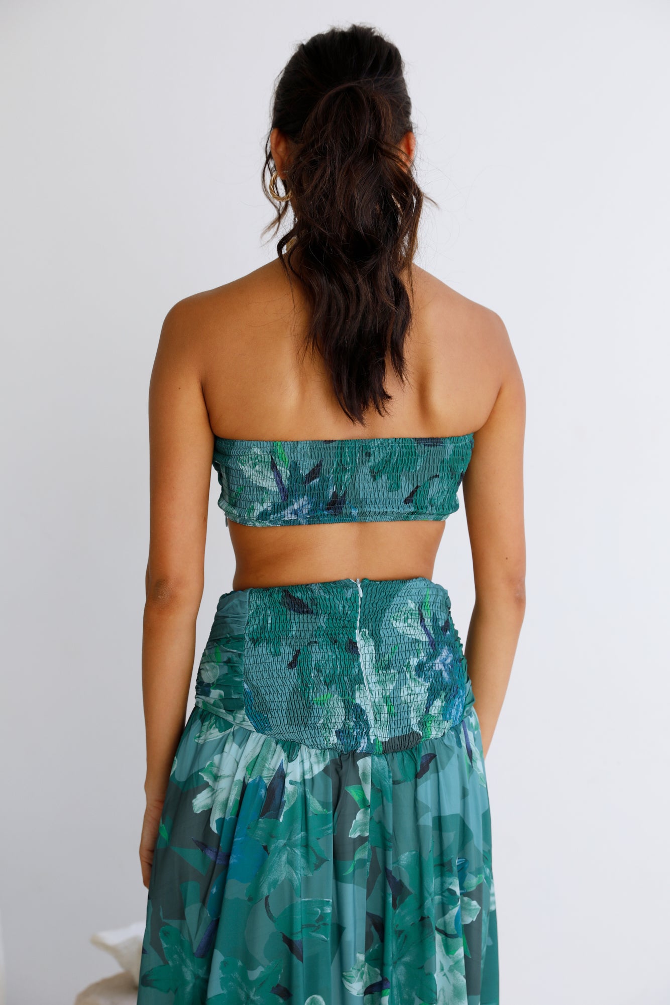 Gift Of Nature Crop Top Green-Seaa Fashion