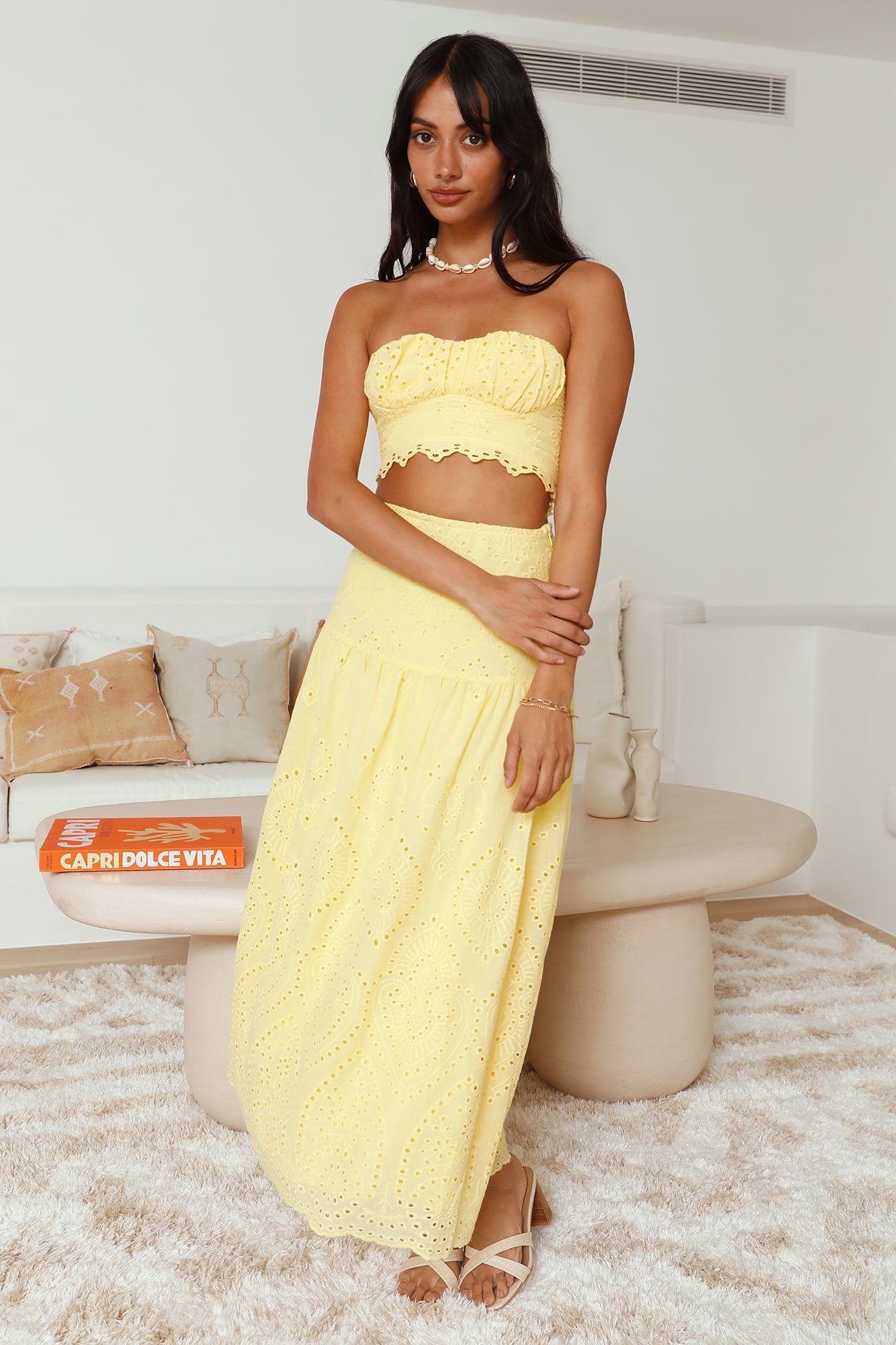 Enjoy Daylight Crop Top Yellow-Seaa Fashion