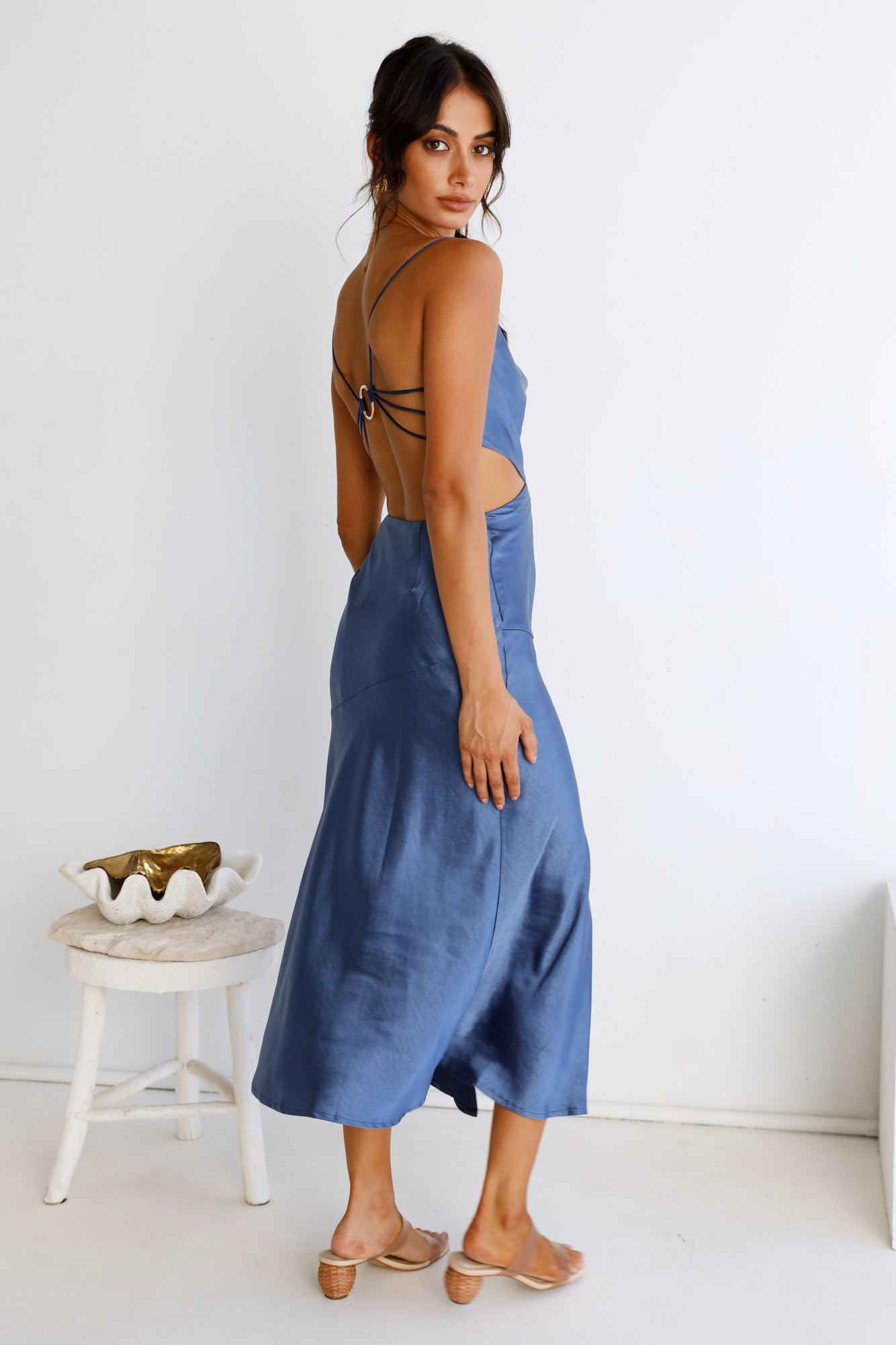 Touch The Sky Maxi Dress Blue-Seaa Fashion