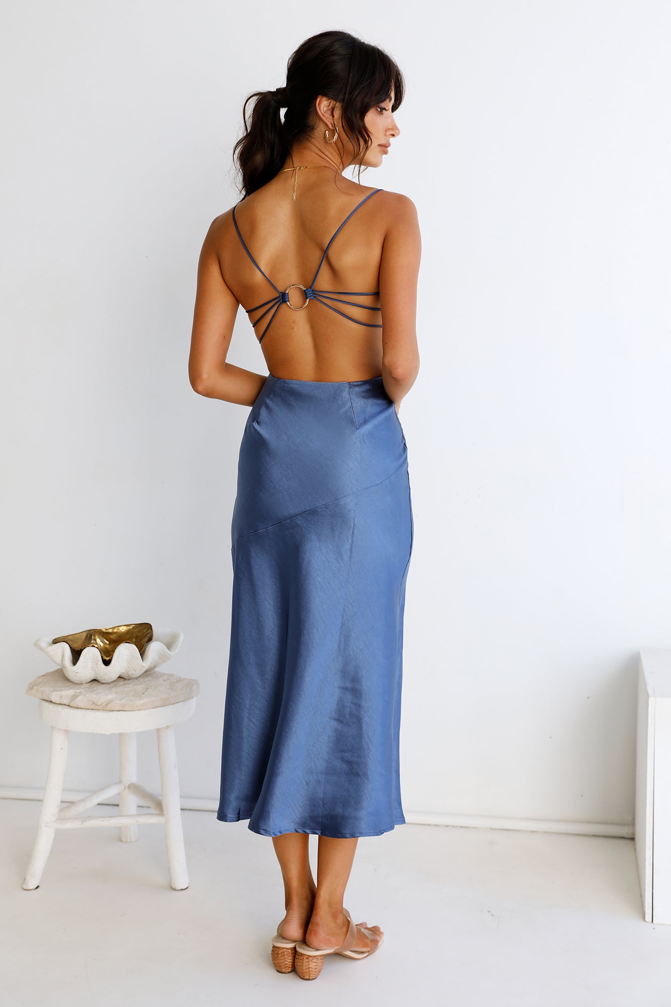 Touch The Sky Maxi Dress Blue-Seaa Fashion