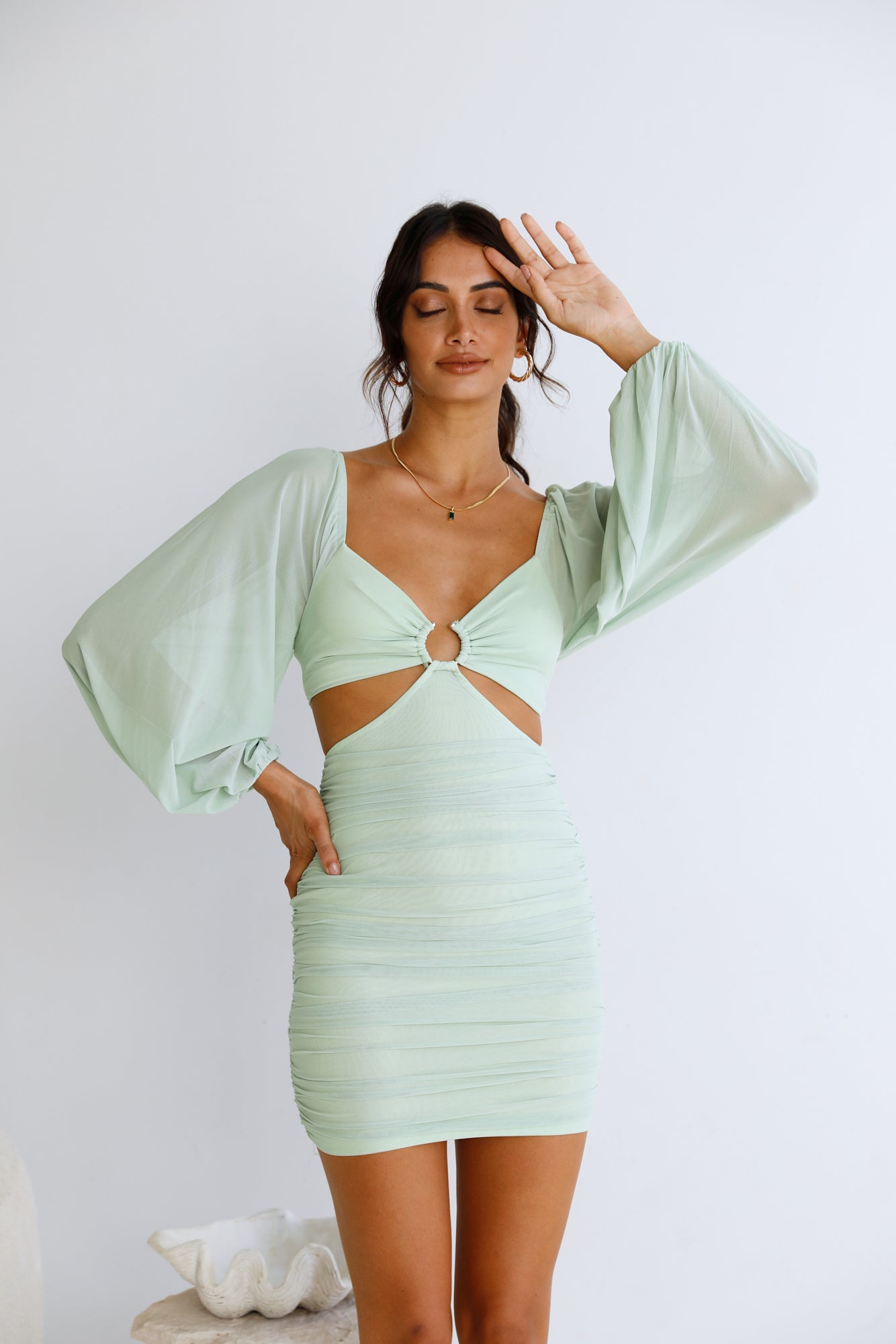 Champion Days Dress Green-Seaa Fashion