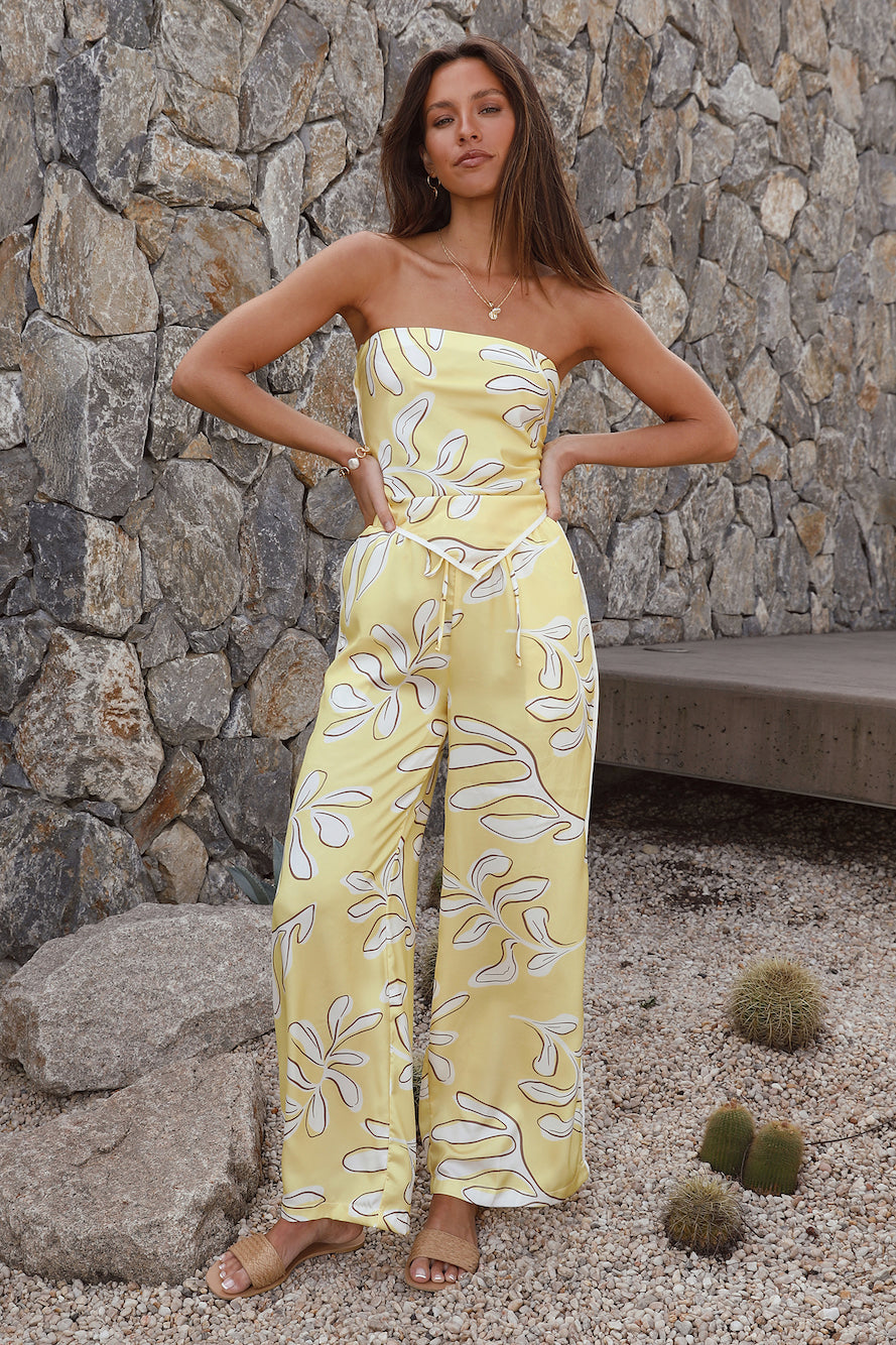 Bellisimo Top Yellow-Seaa Fashion