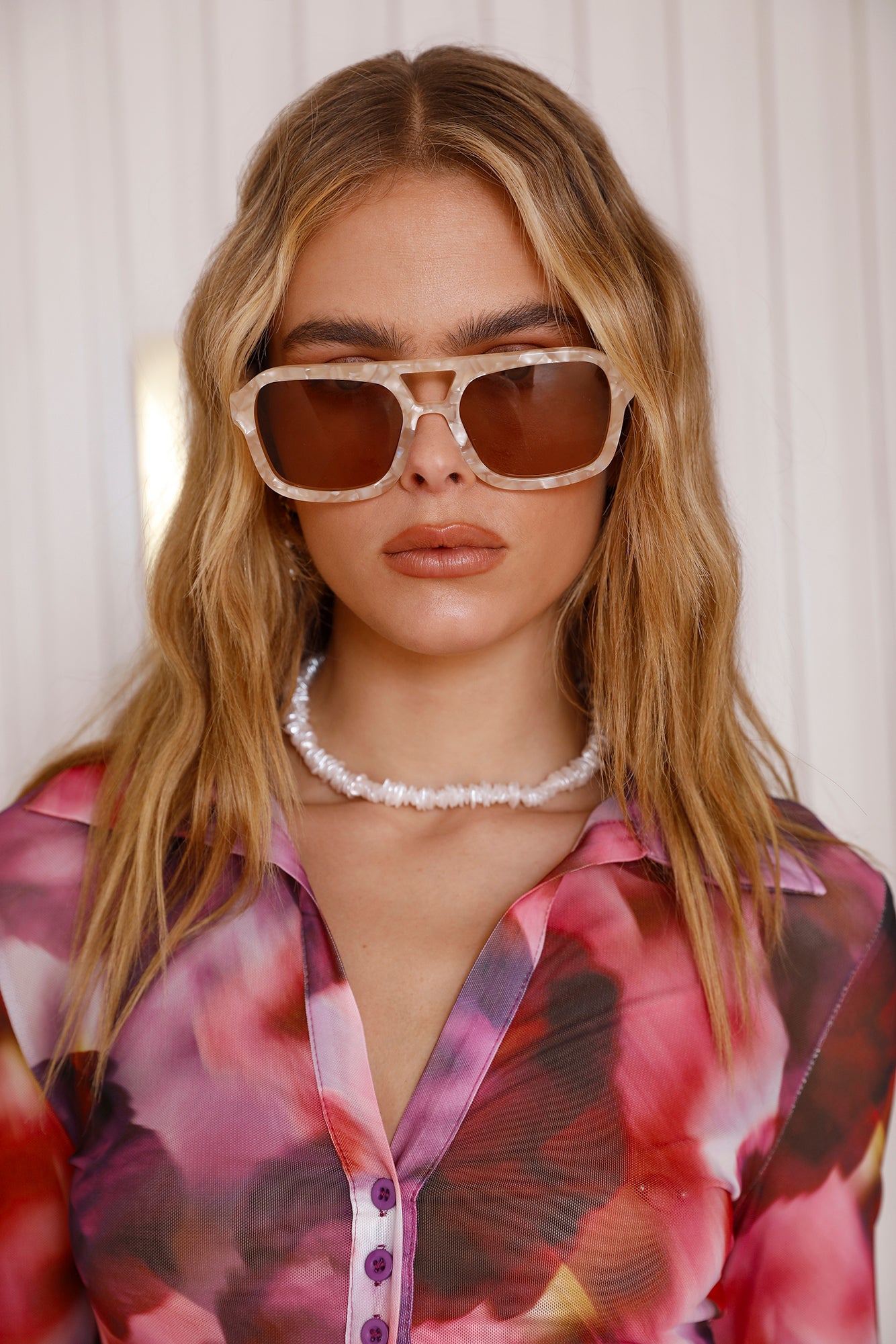 BANBÉ The Lais Sunglasses Pearl Tort Caramel-Seaa Fashion