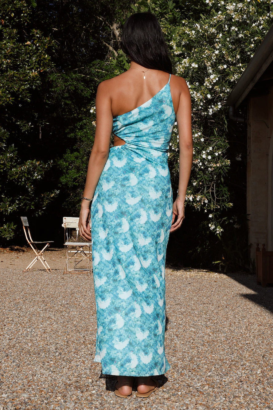 Utopia Mesh Maxi Dress Green-Seaa Fashion