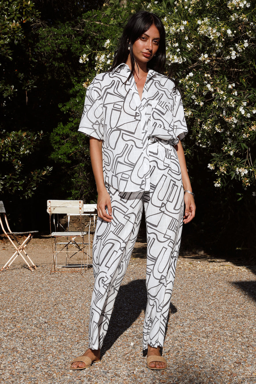 Table For One Pants White-Seaa Fashion