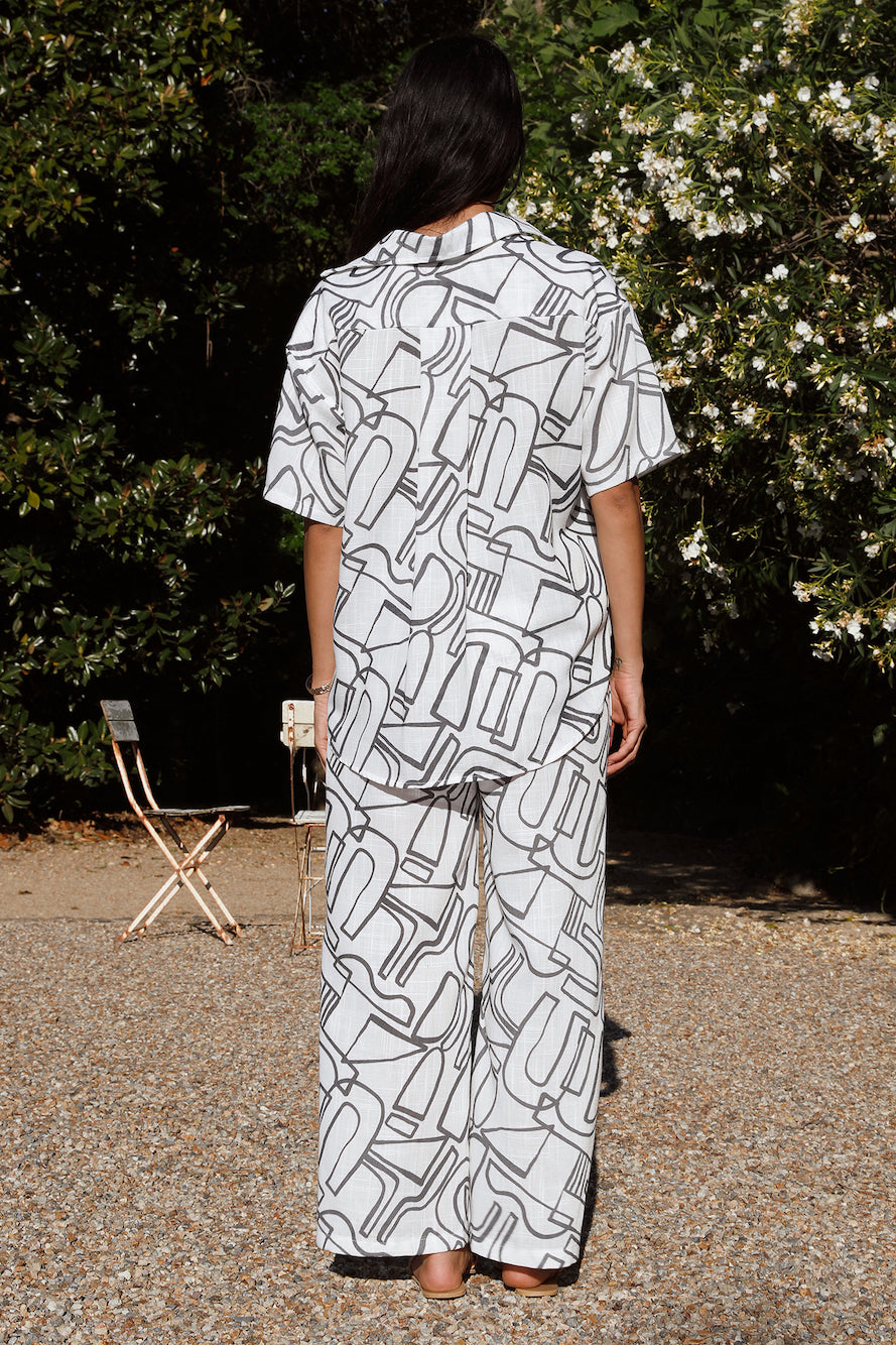 Table For One Pants White-Seaa Fashion