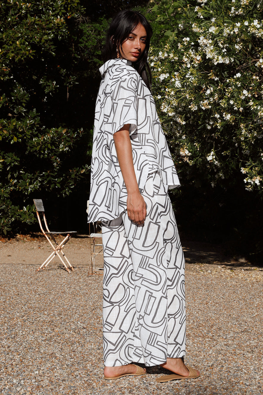 Table For One Pants White-Seaa Fashion