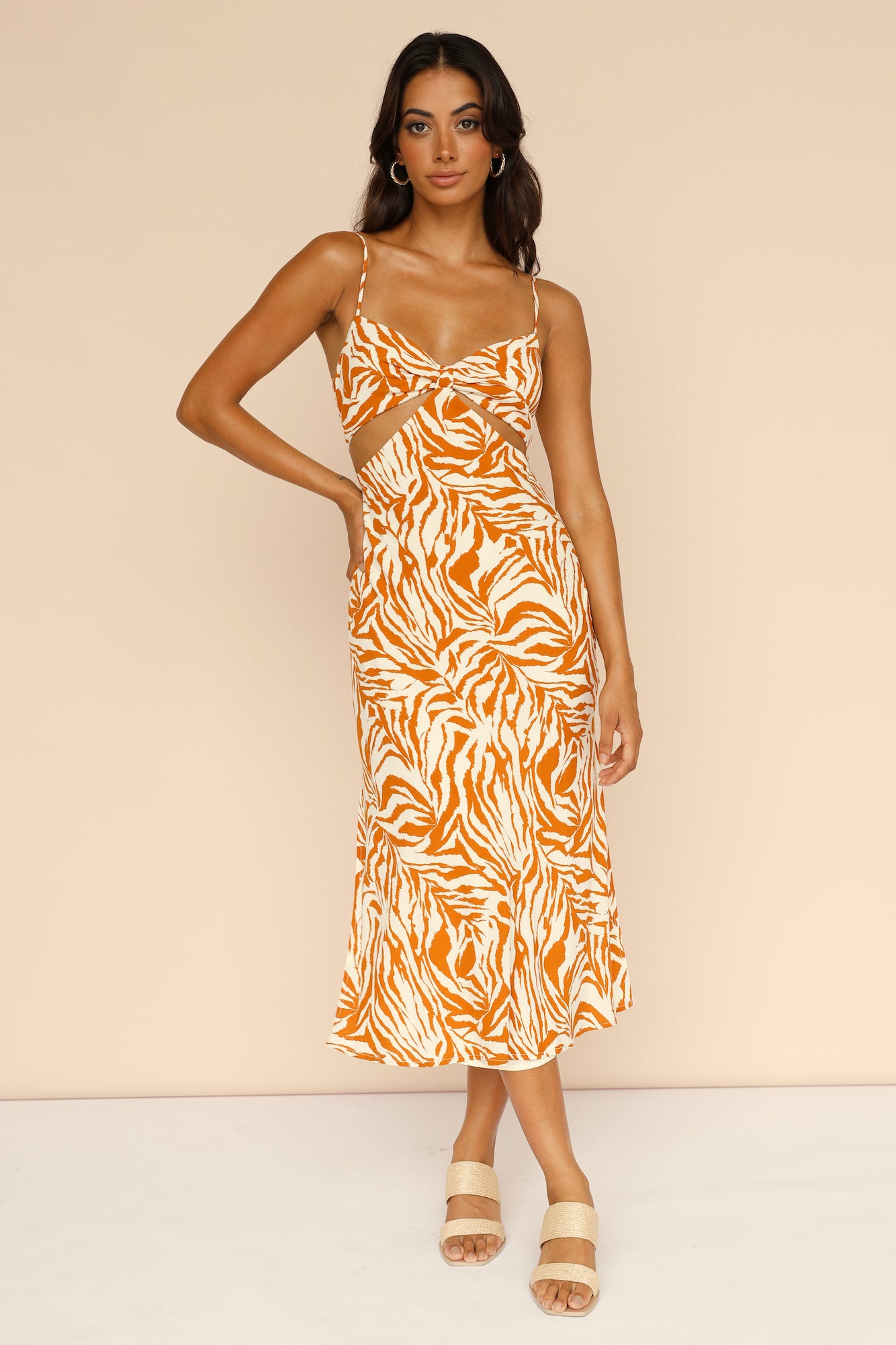 Tigers Eyes Maxi Dress-Seaa Fashion