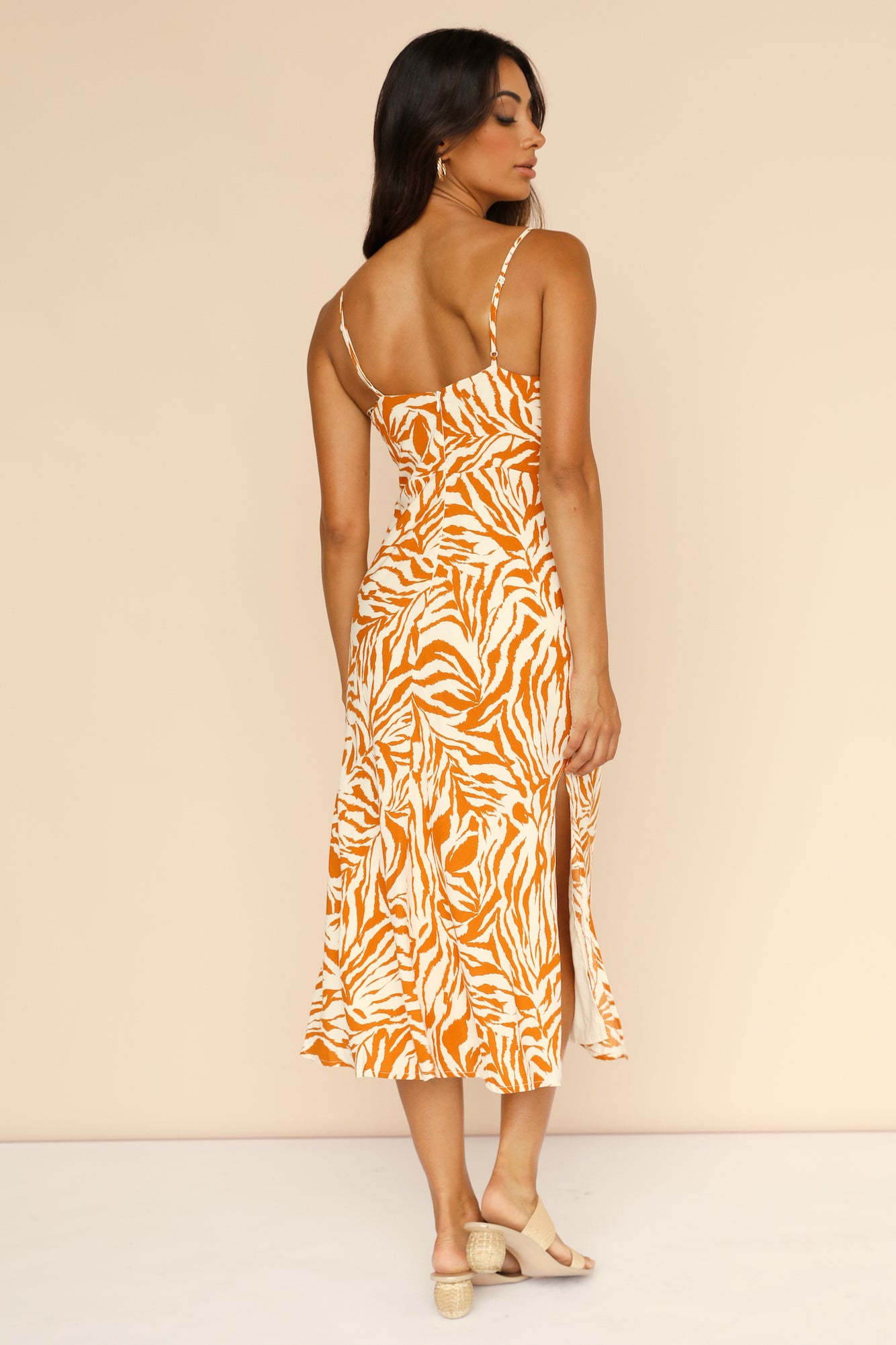 Tigers Eyes Maxi Dress-Seaa Fashion