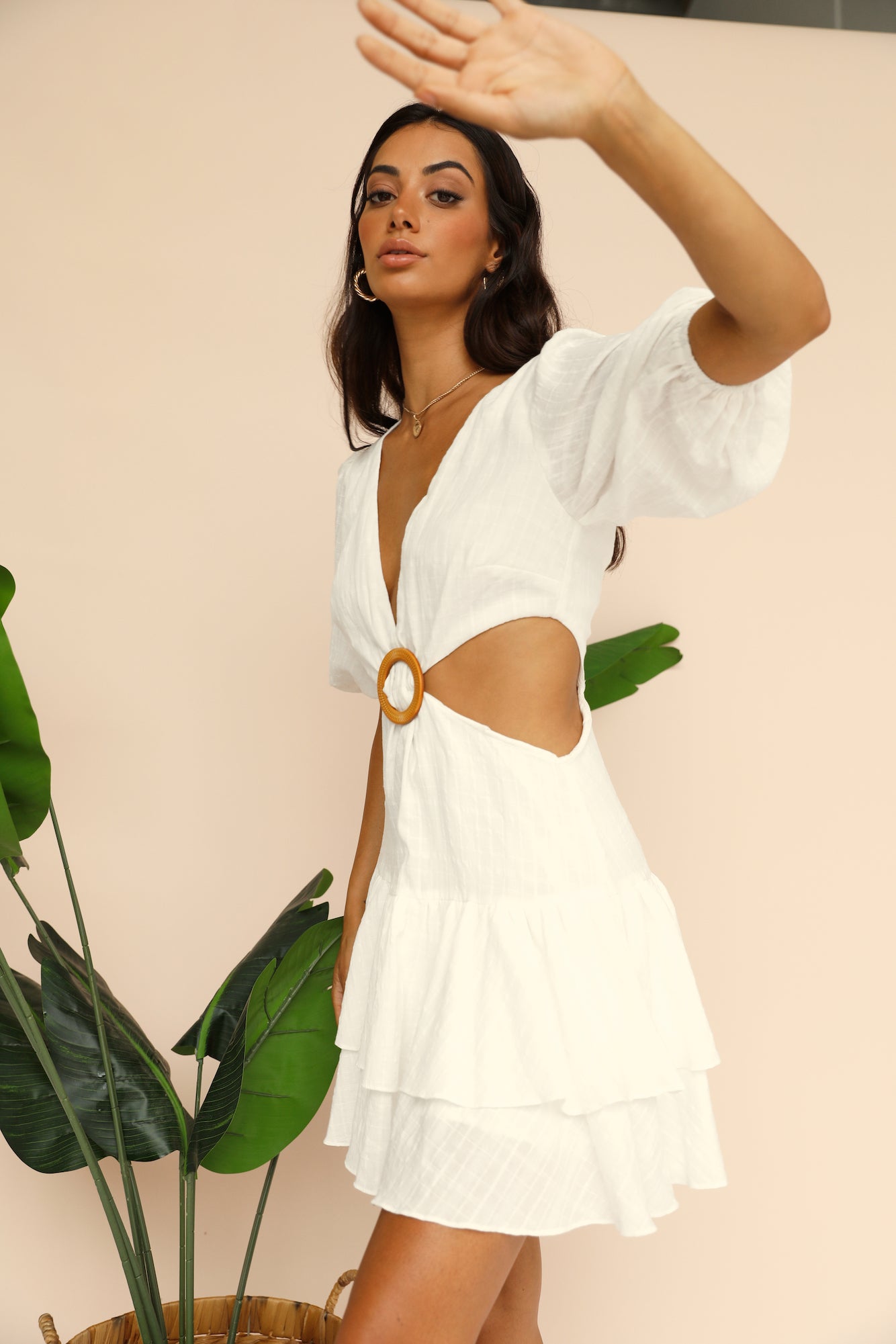 Vanilla Essence Dress White-Seaa Fashion