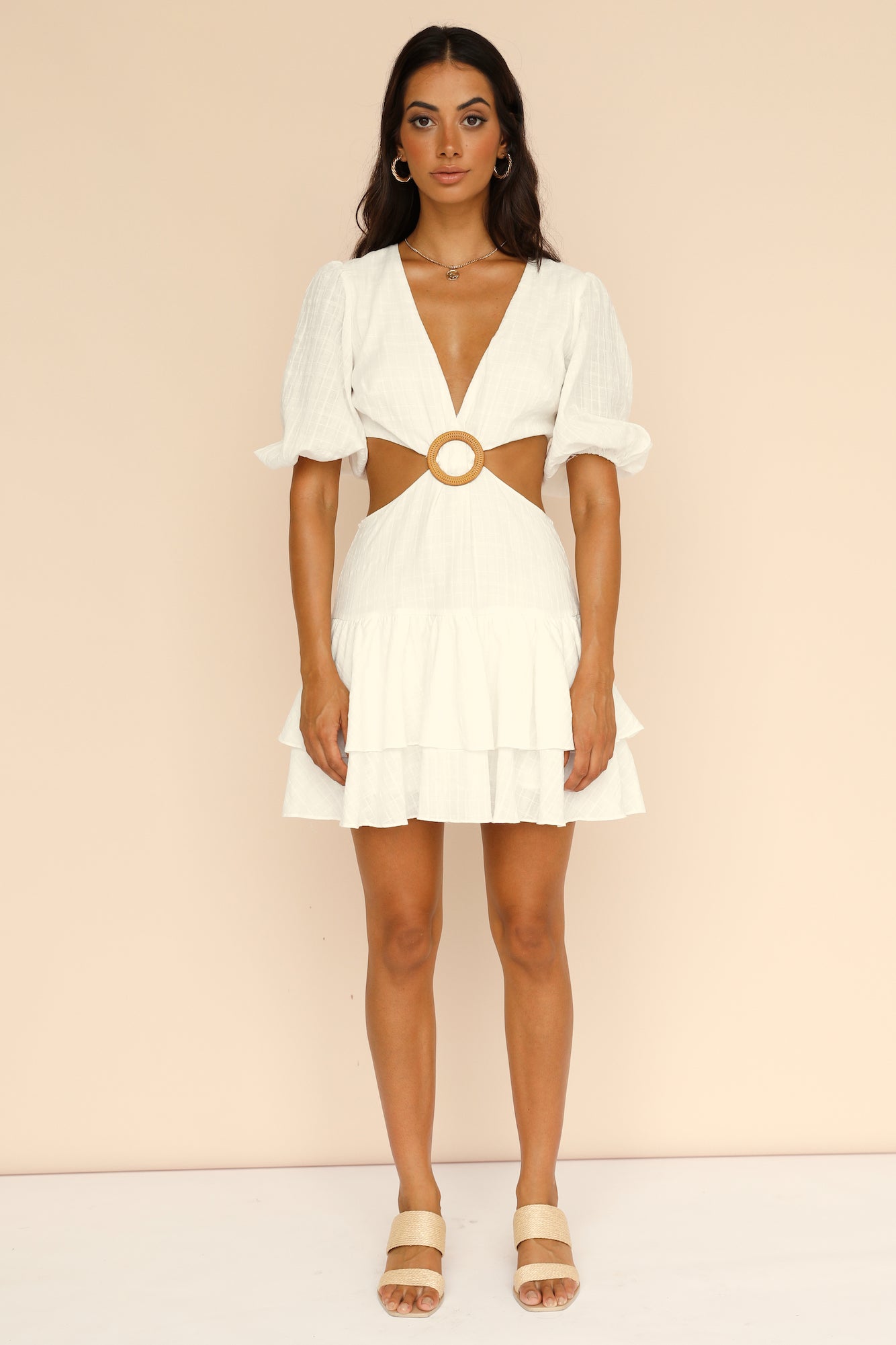 Vanilla Essence Dress White-Seaa Fashion