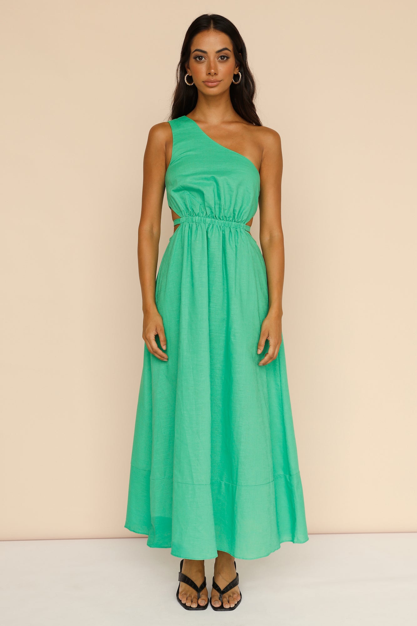 Found The Way Maxi Dress Green-Seaa Fashion