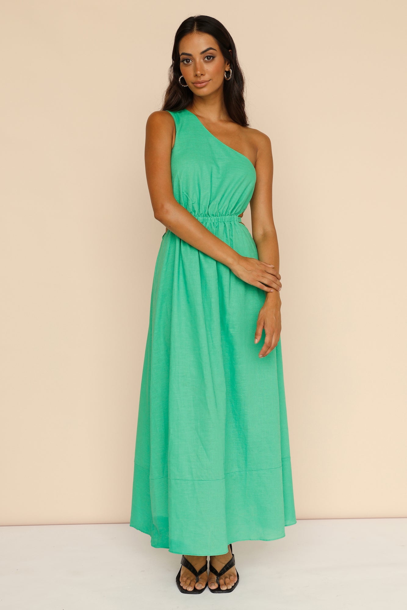 Found The Way Maxi Dress Green-Seaa Fashion