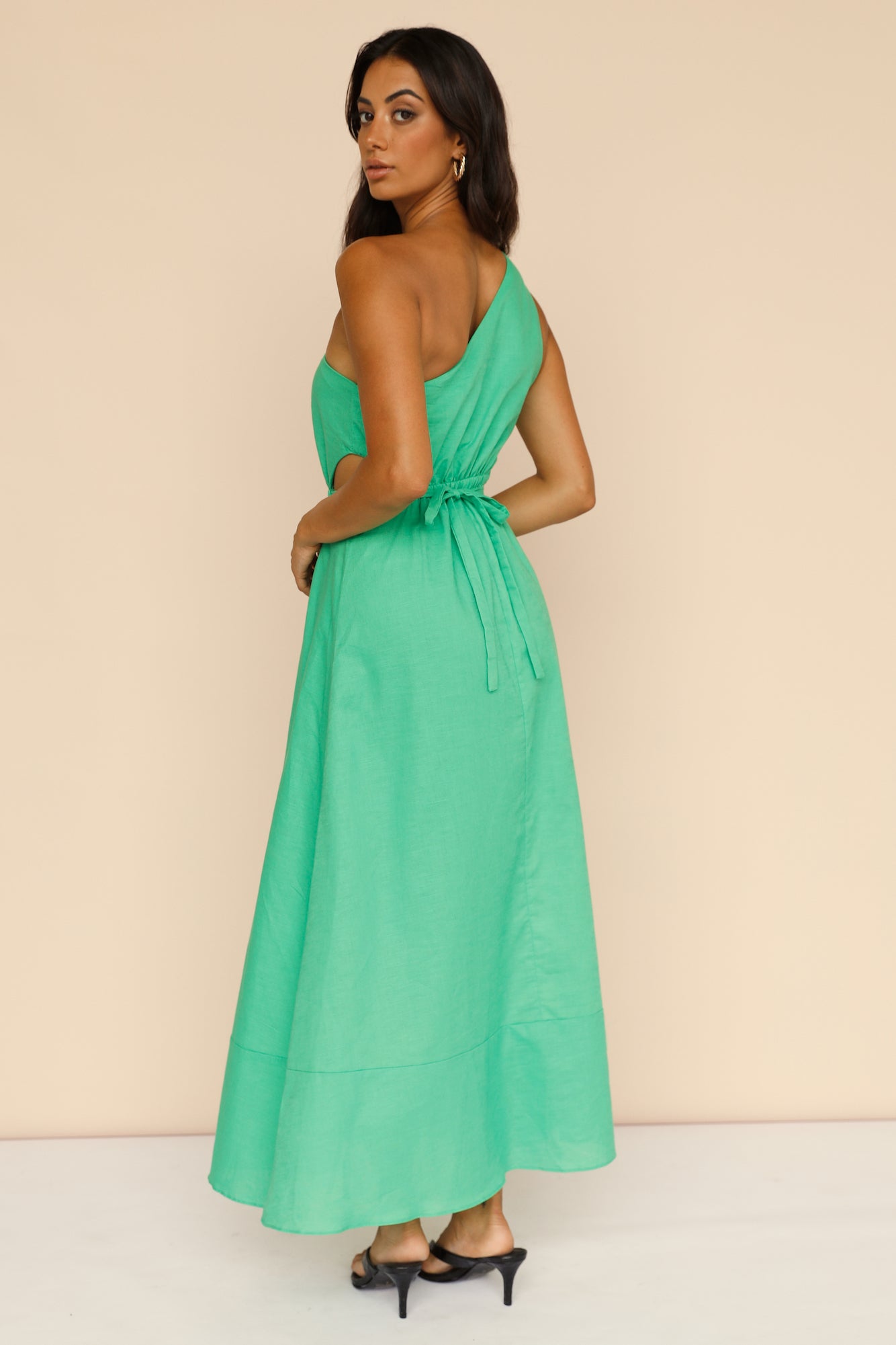 Found The Way Maxi Dress Green-Seaa Fashion