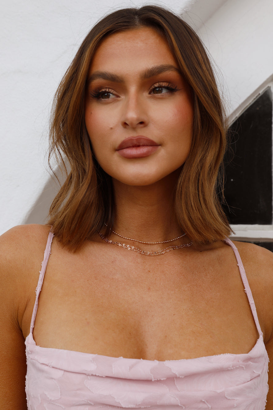 Staying Here Necklace Gold-Seaa Fashion