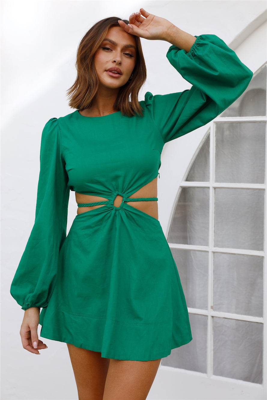 Marquee Dress Green-Seaa Fashion