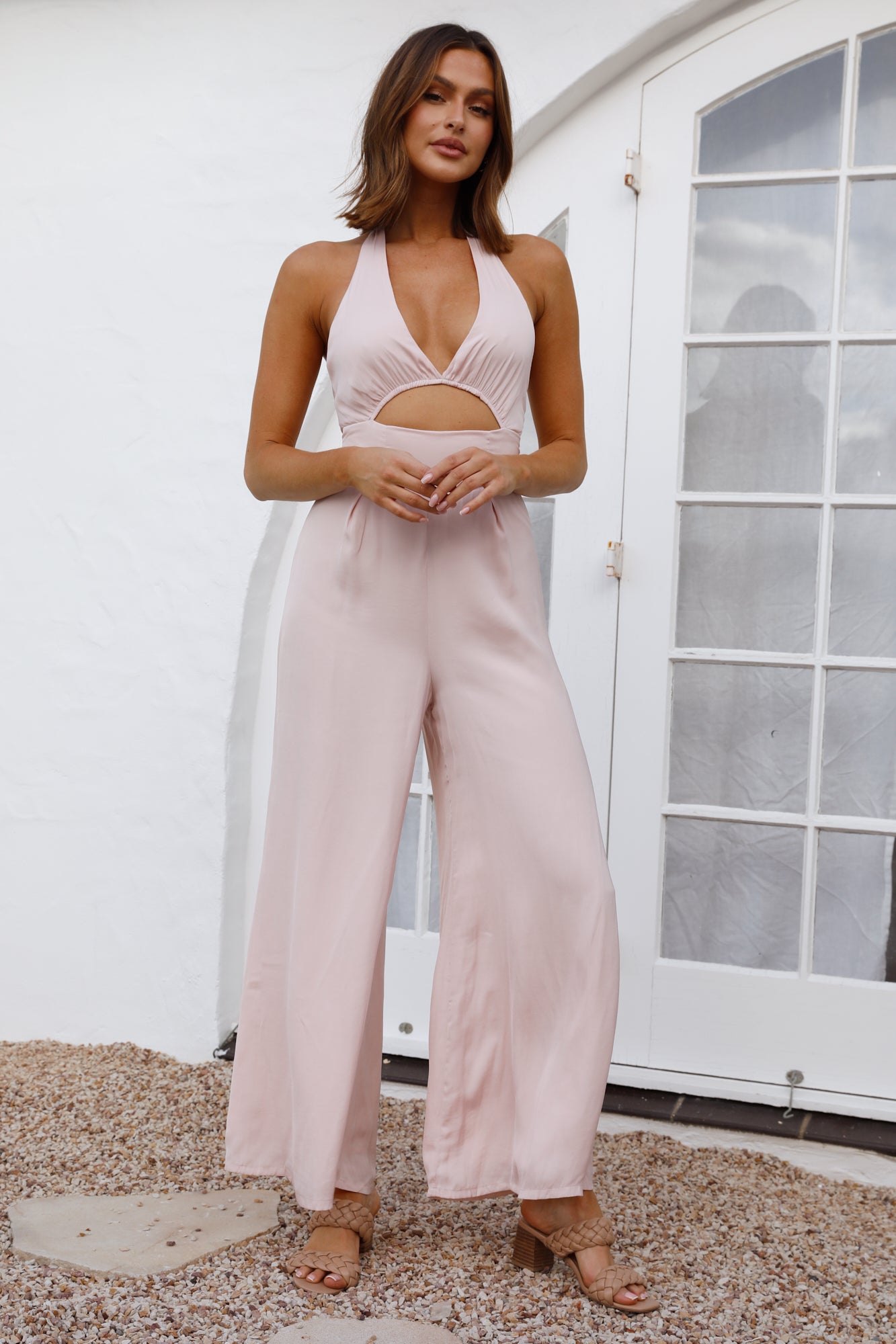 Variations Jumpsuit Pink-Seaa Fashion