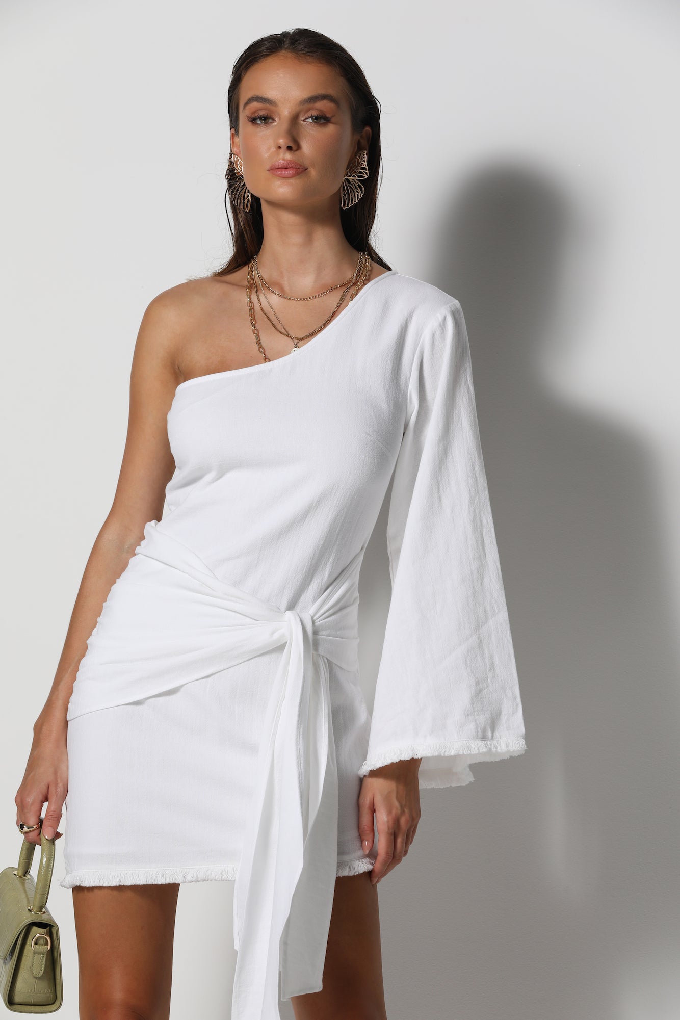 RUNAWAY THE LABEL Liana Dress White-Seaa Fashion