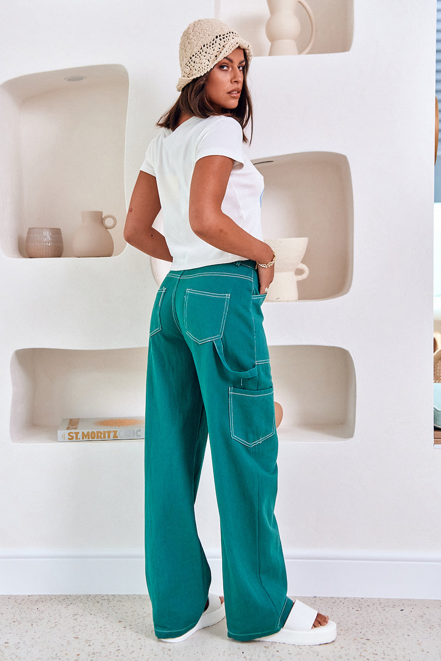 CHARLIE HOLIDAY Happy Holiday Fitted Tee White-Seaa Fashion