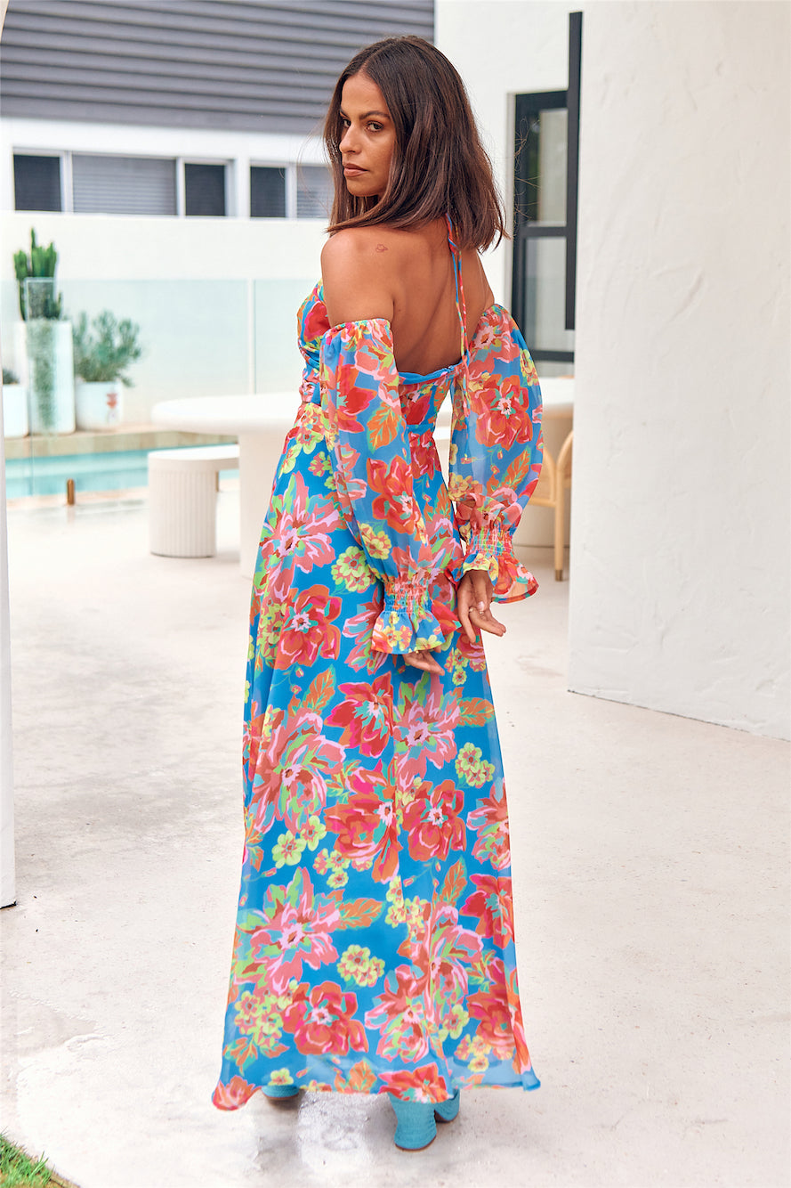 SEVEN WONDERS Giza Midi Dress Eden Print-Seaa Fashion