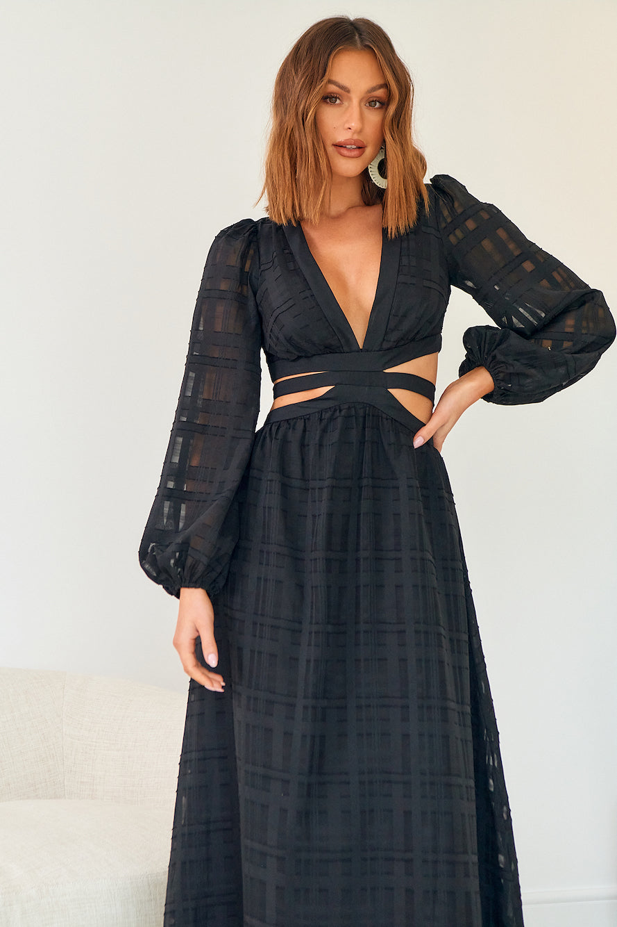 Neo Paradise Maxi Dress Black-Seaa Fashion