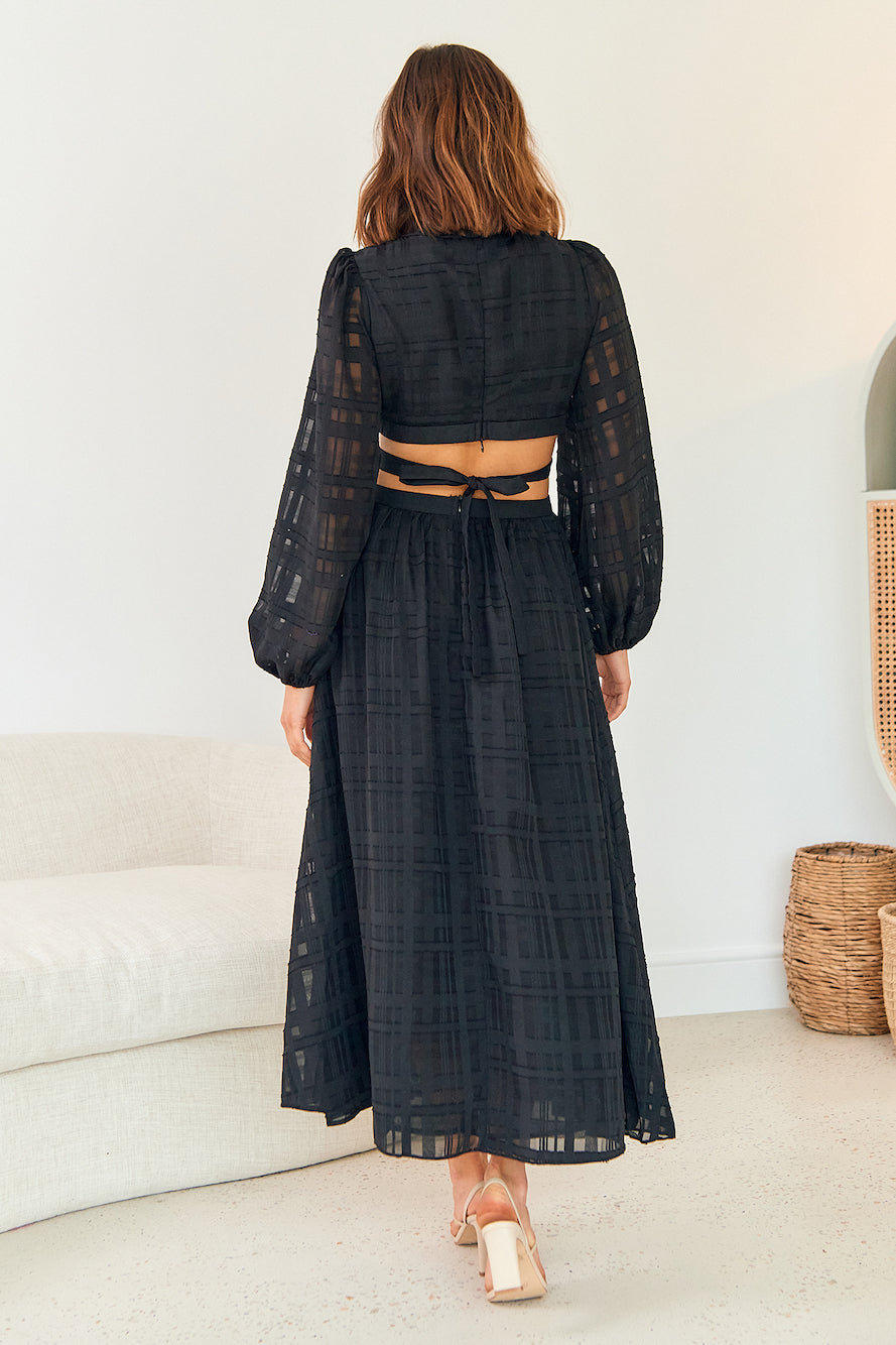 Neo Paradise Maxi Dress Black-Seaa Fashion