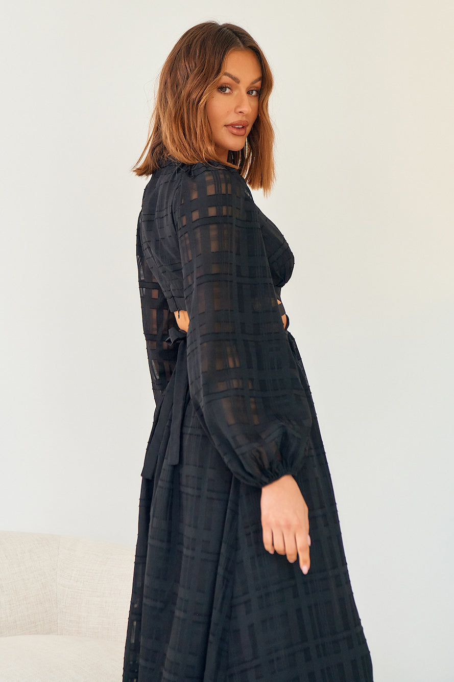 Neo Paradise Maxi Dress Black-Seaa Fashion