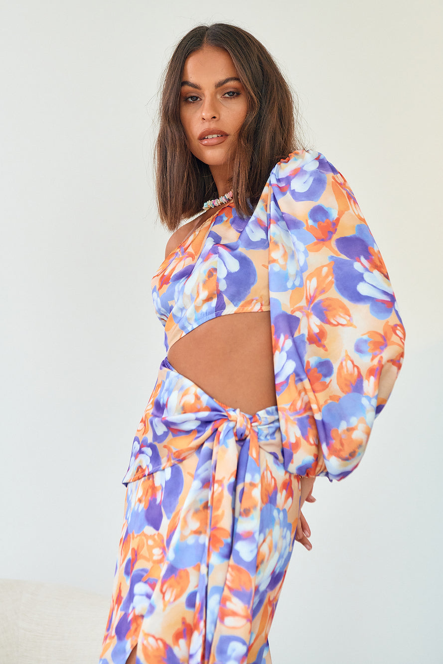 Somebody Different Midi Dress Multi-Seaa Fashion