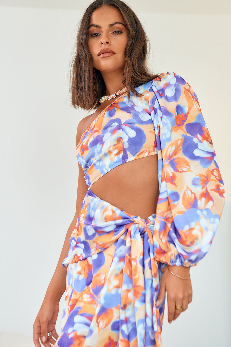 Somebody Different Midi Dress Multi-Seaa Fashion