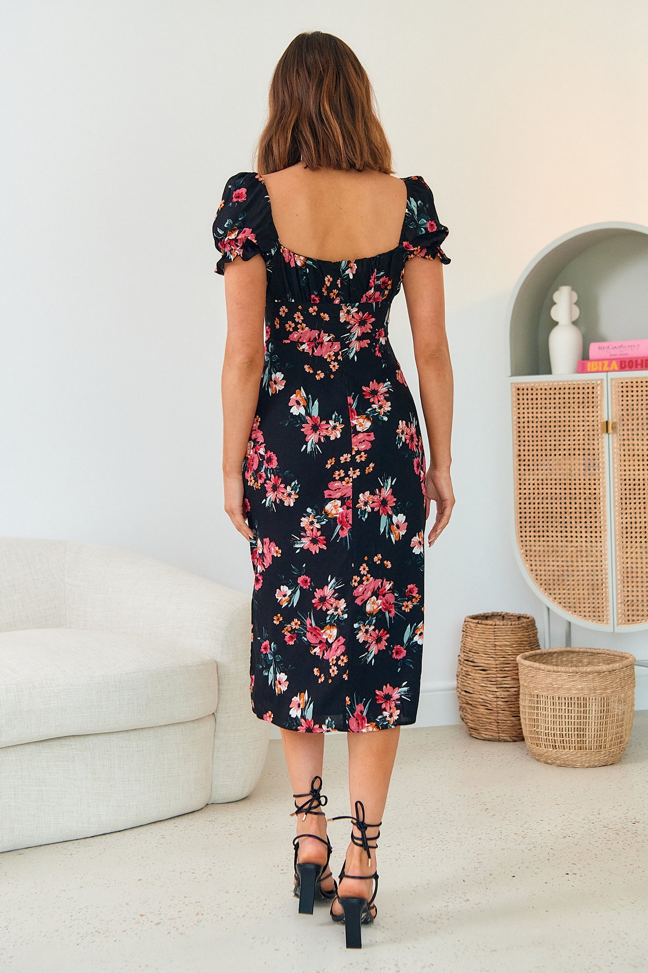 Step Into Paradise Midi Dress Floral-Seaa Fashion
